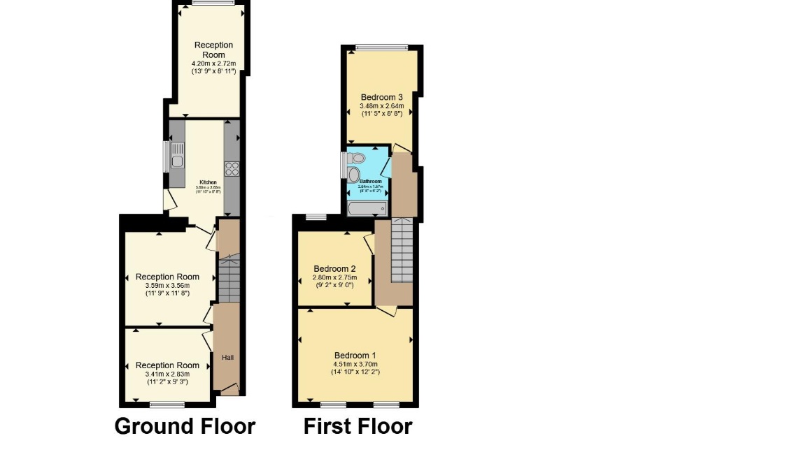 22, Pentre floorplan