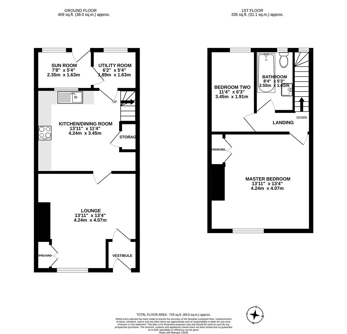 29, Fairfield Street, Preston floorplan