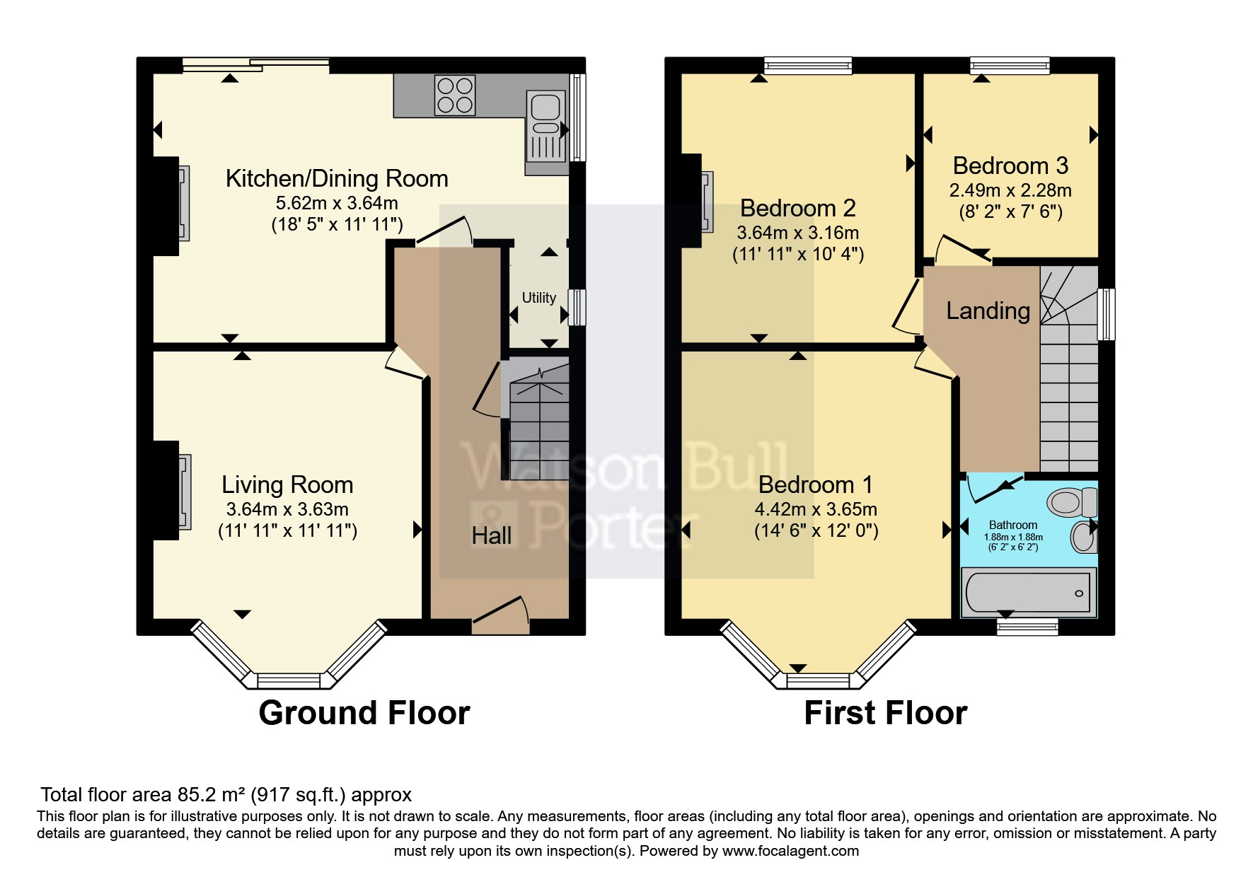 12, Slade Road, Isle of Wight floorplan