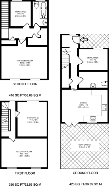 4 Bedrooms Terraced house to rent in Calshot Street, London N1