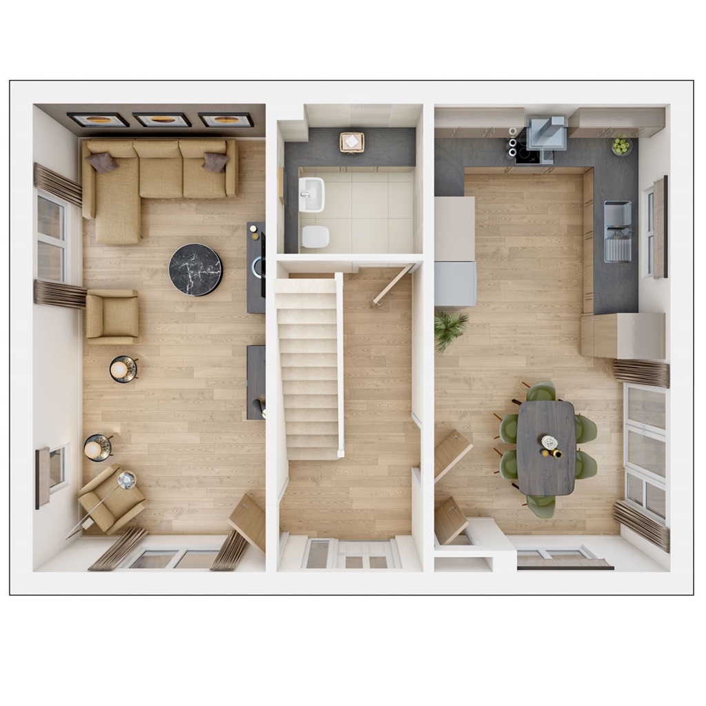 The Plumdale - Plot 8, Rose Meadows, Chiswell Green Lane, St Albans floorplan
