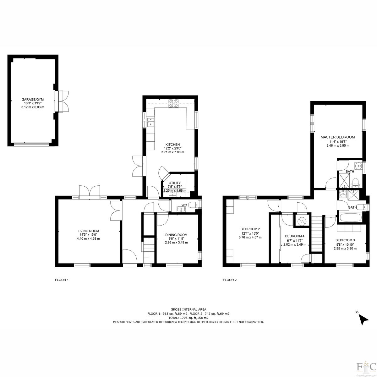 2, Bradgate Close, Narborough Leicester floorplan