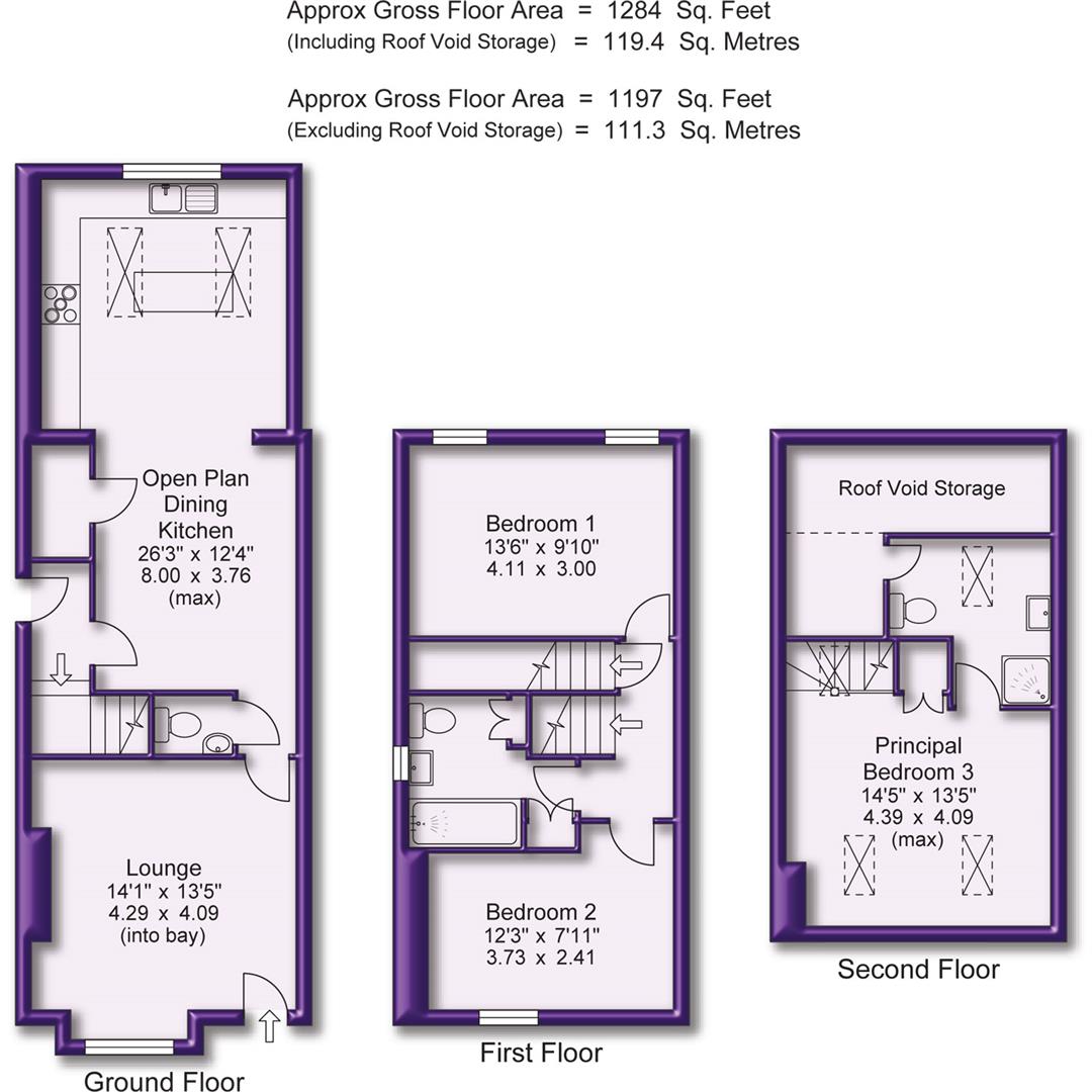 1, Knutsford View, Altrincham floorplan