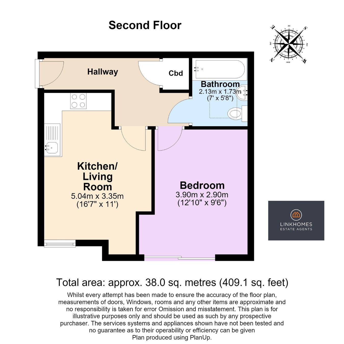 1-5, Norton Way, Poole floorplan