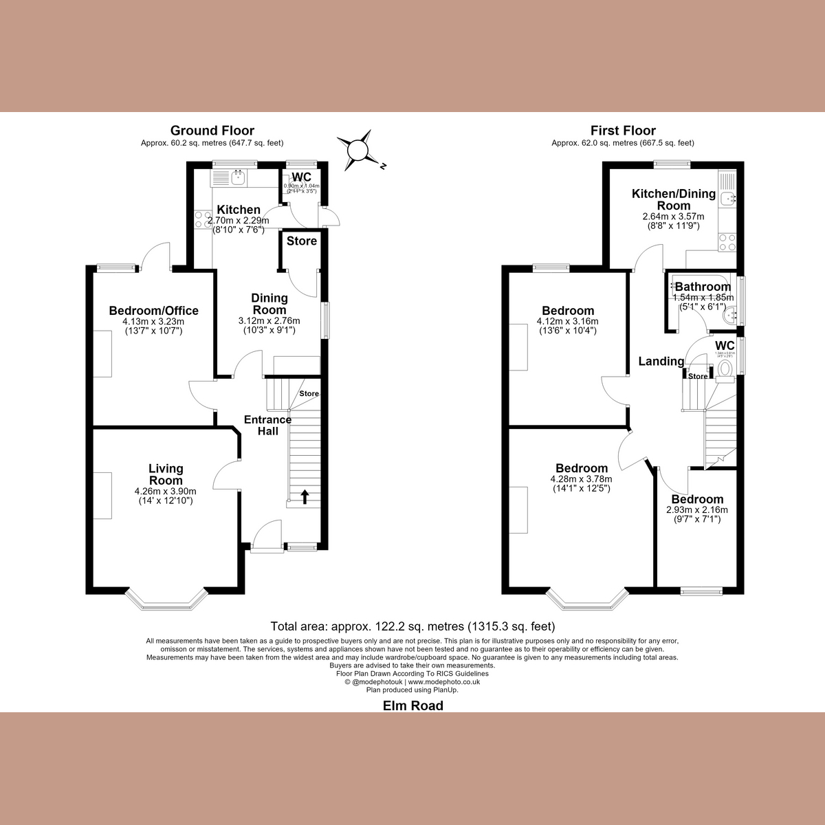 251, Elm Road, Leigh-on-sea floorplan