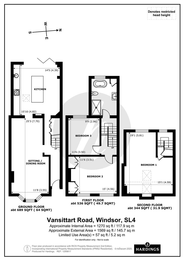 43, Vansittart Road, Berkshire floorplan