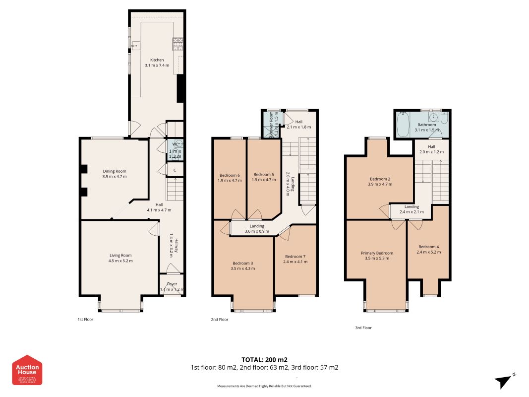 44 Toward Road, Sunderland floorplan