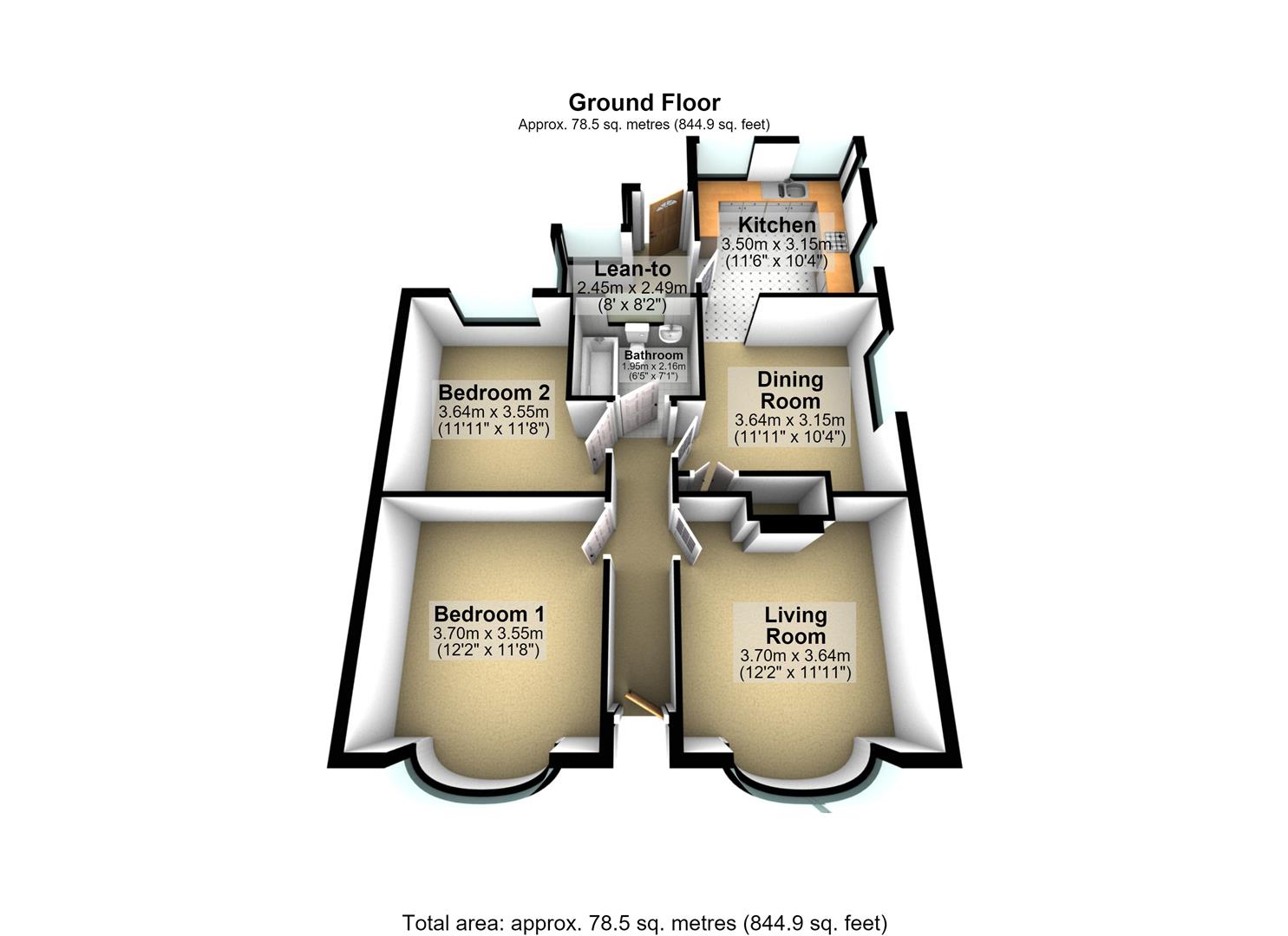32, Ferry Road, Kidwelly floorplan