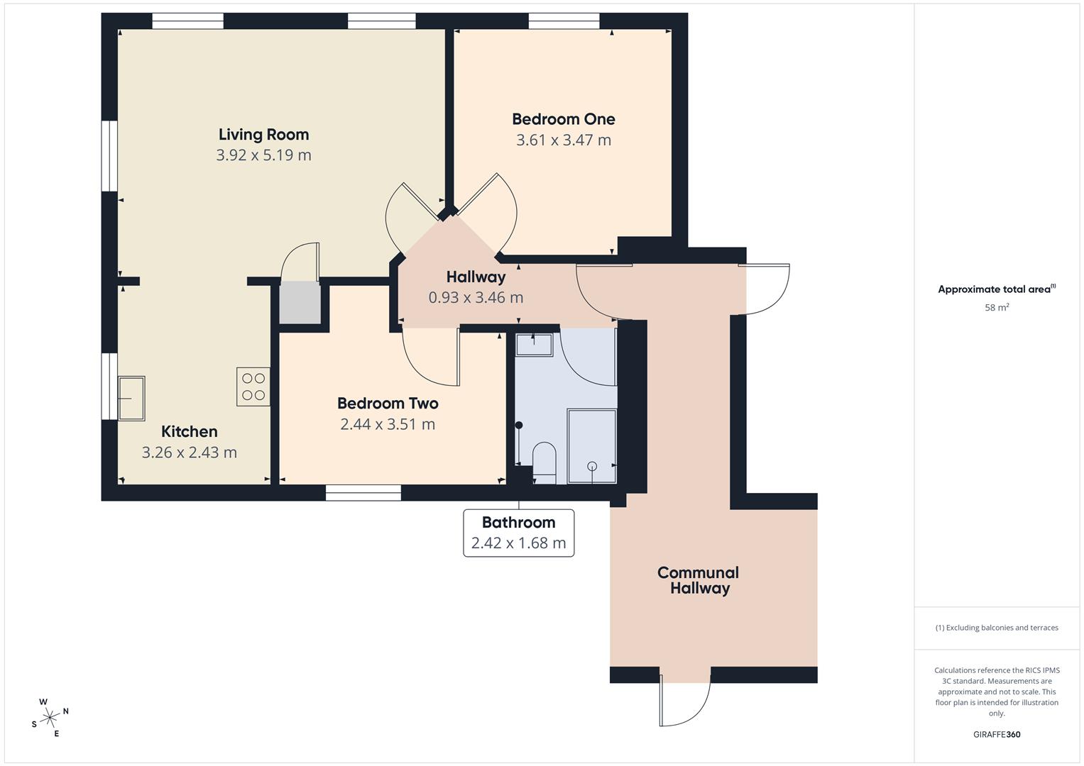 6 Atlantic Sands, Arlington Place, Woolacombe floorplan