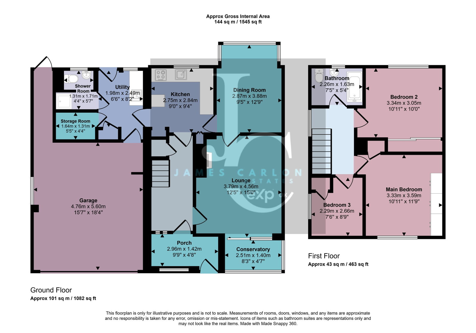 4b, Wellington Road, Telford floorplan