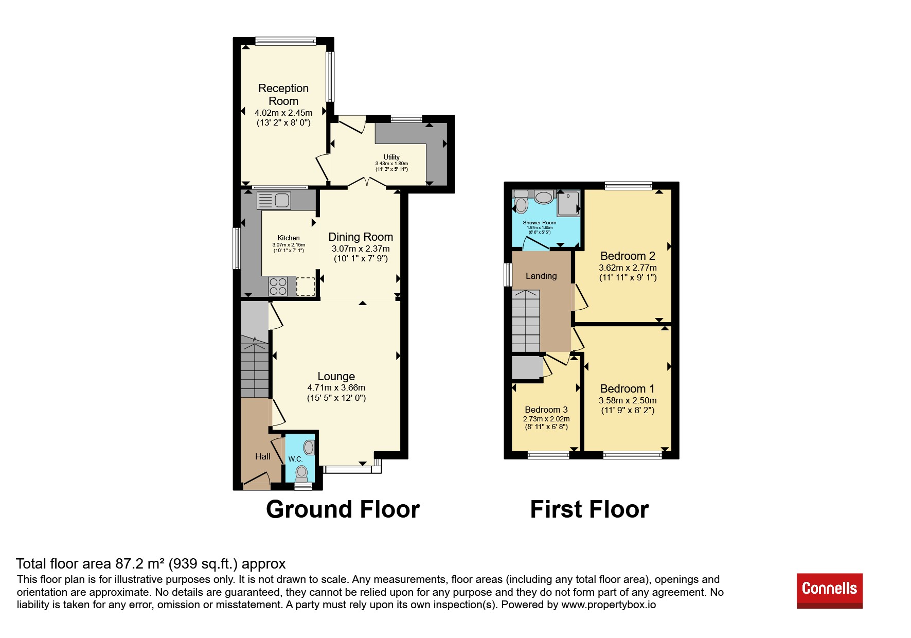 7, Pintail Close, Leicester floorplan