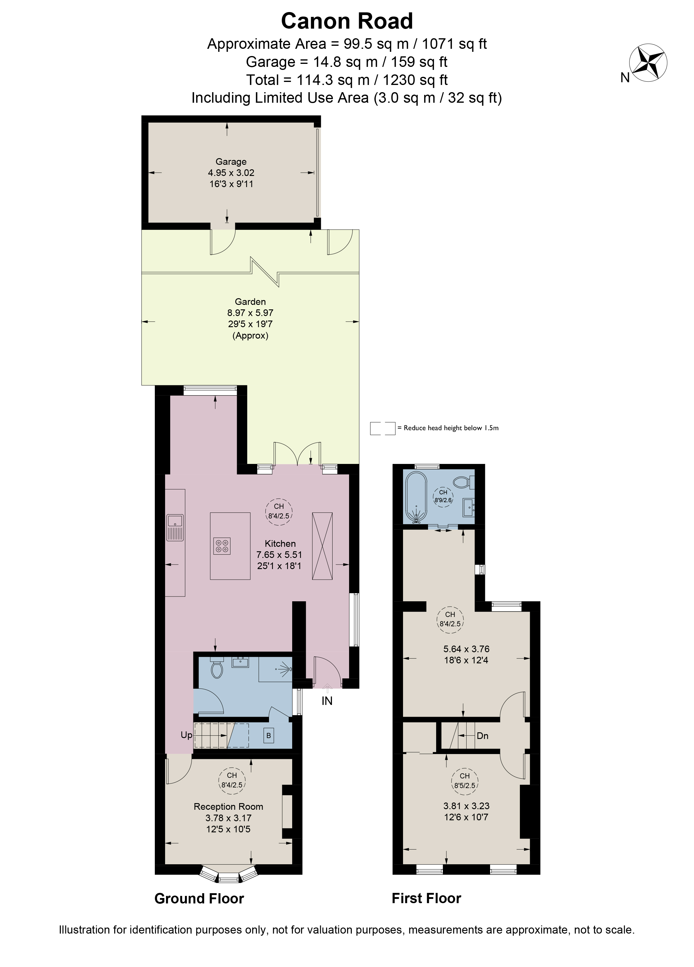 97, Canon Road, Bromley floorplan