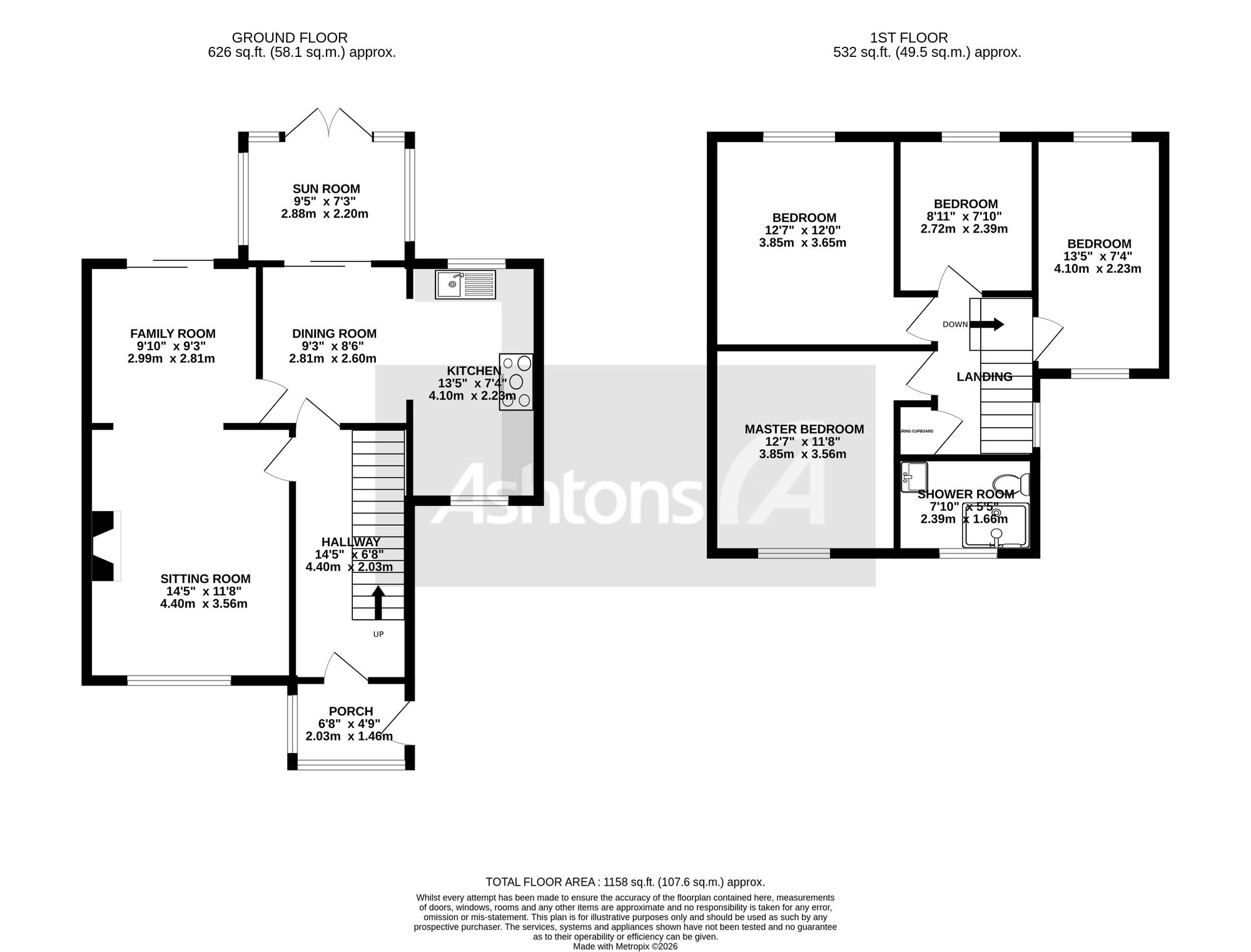 11 Deepdale Drive, Prescot floorplan