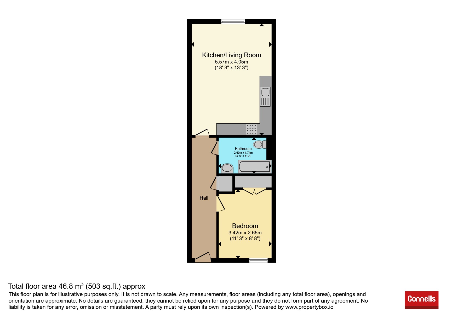 Flat 117, 21 West, Skypark Road, BRISTOL floorplan