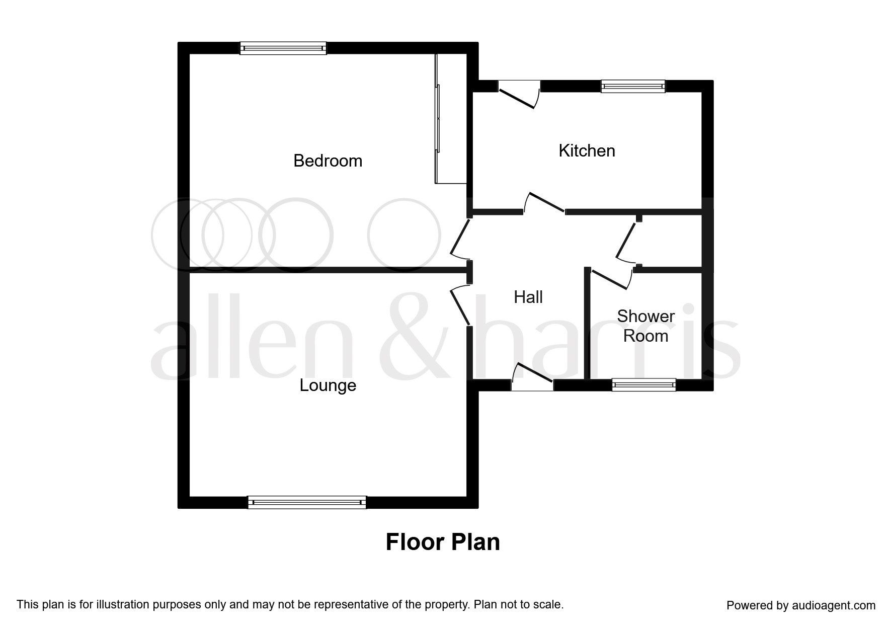 1 Bedrooms Terraced bungalow for sale in Locher Crescent, Houston, Johnstone PA6