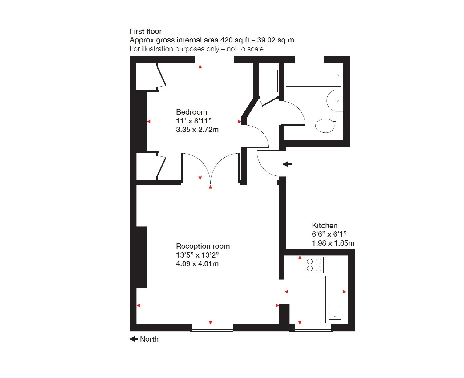 1 Bedrooms Flat to rent in Kentish Town Road, London NW1