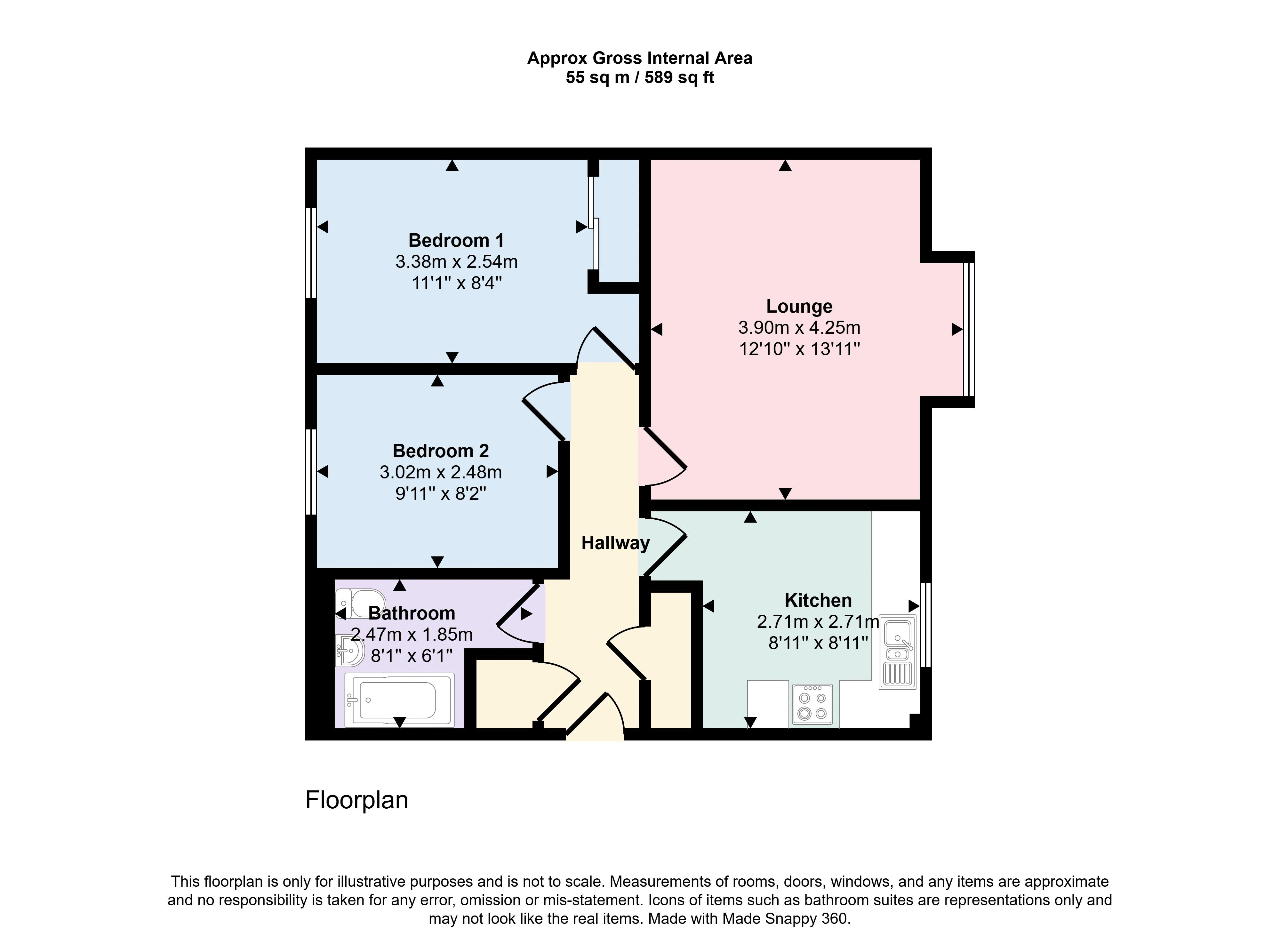 86, Russell Street, Johnstone floorplan