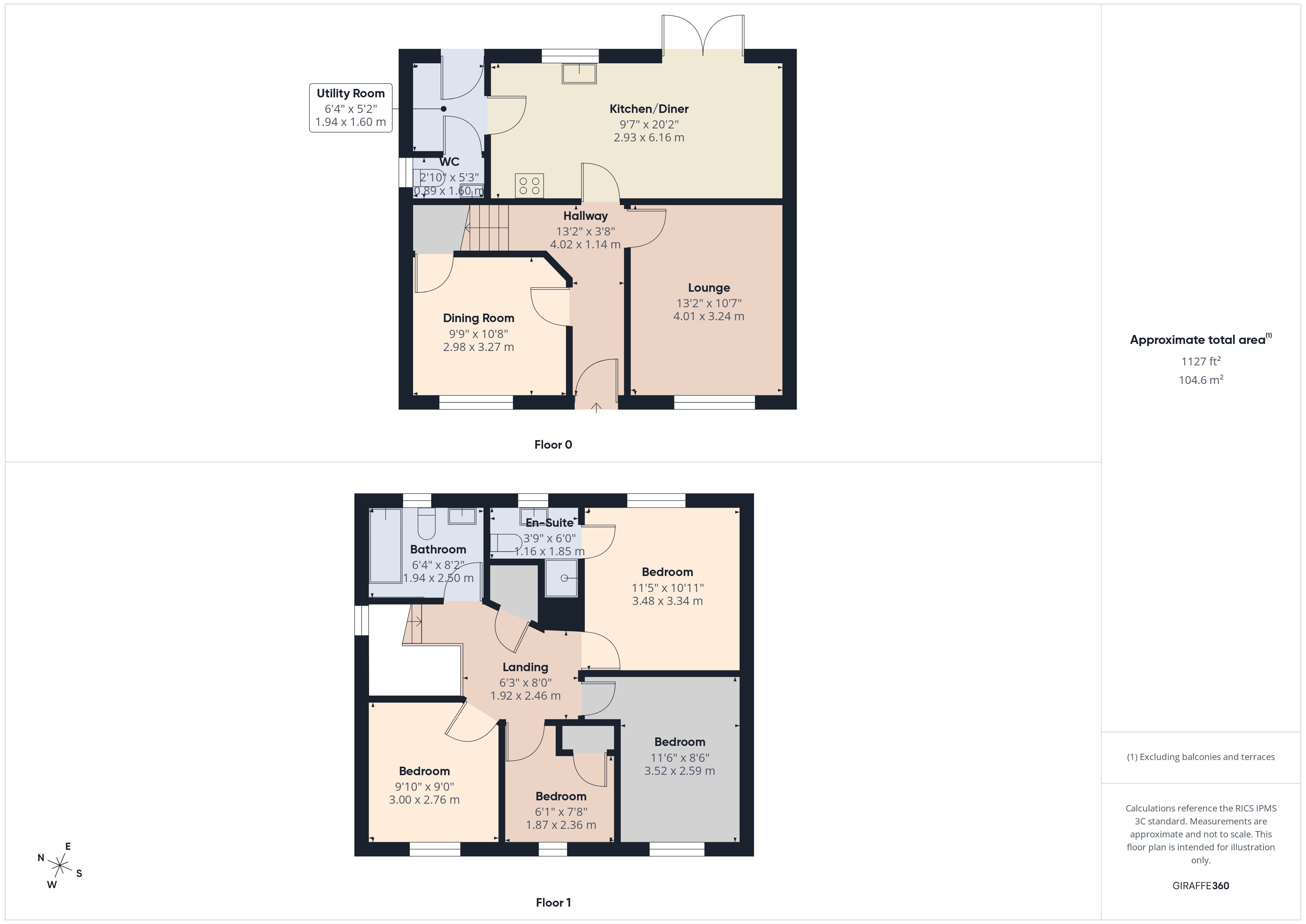 6, Hamilton Drive, Bridgwater floorplan