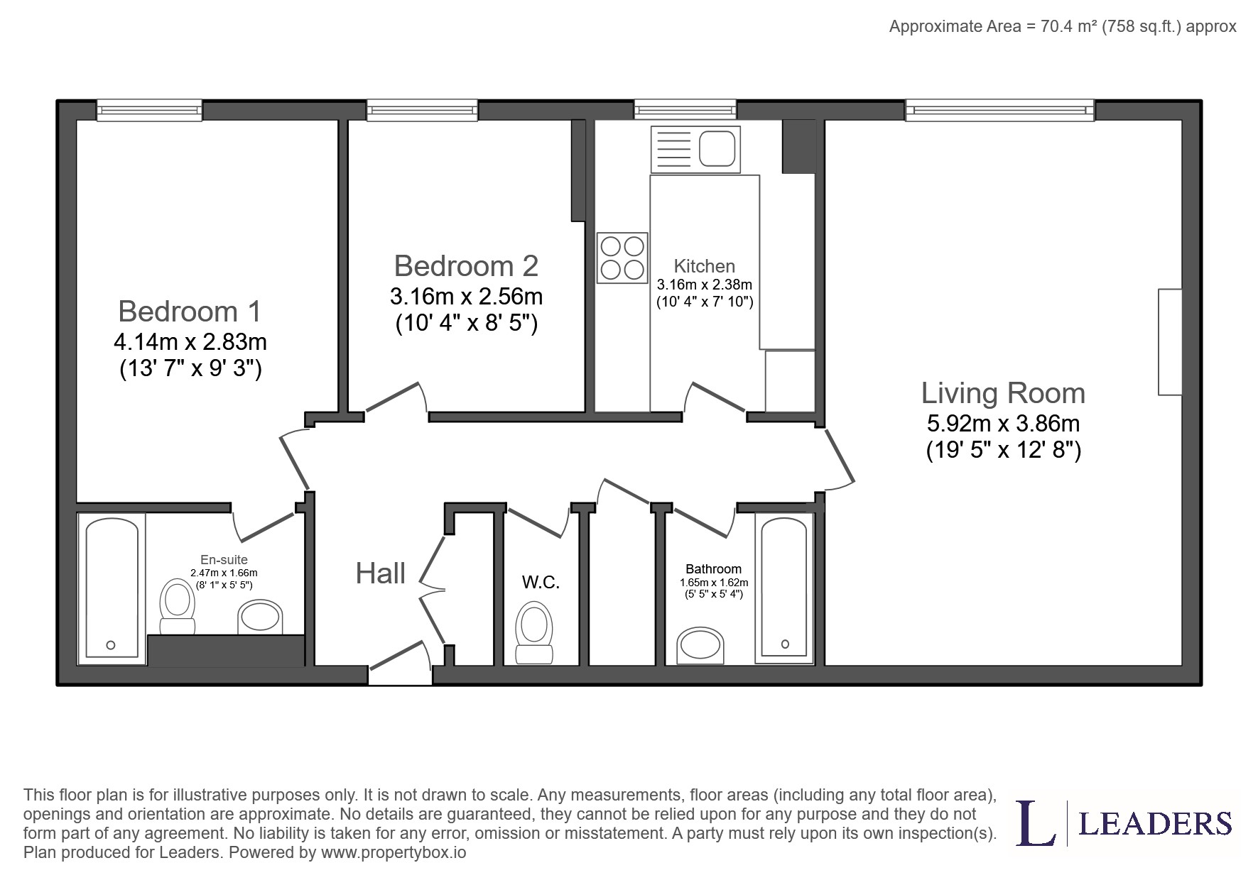 27, Queens Court, Weybridge floorplan
