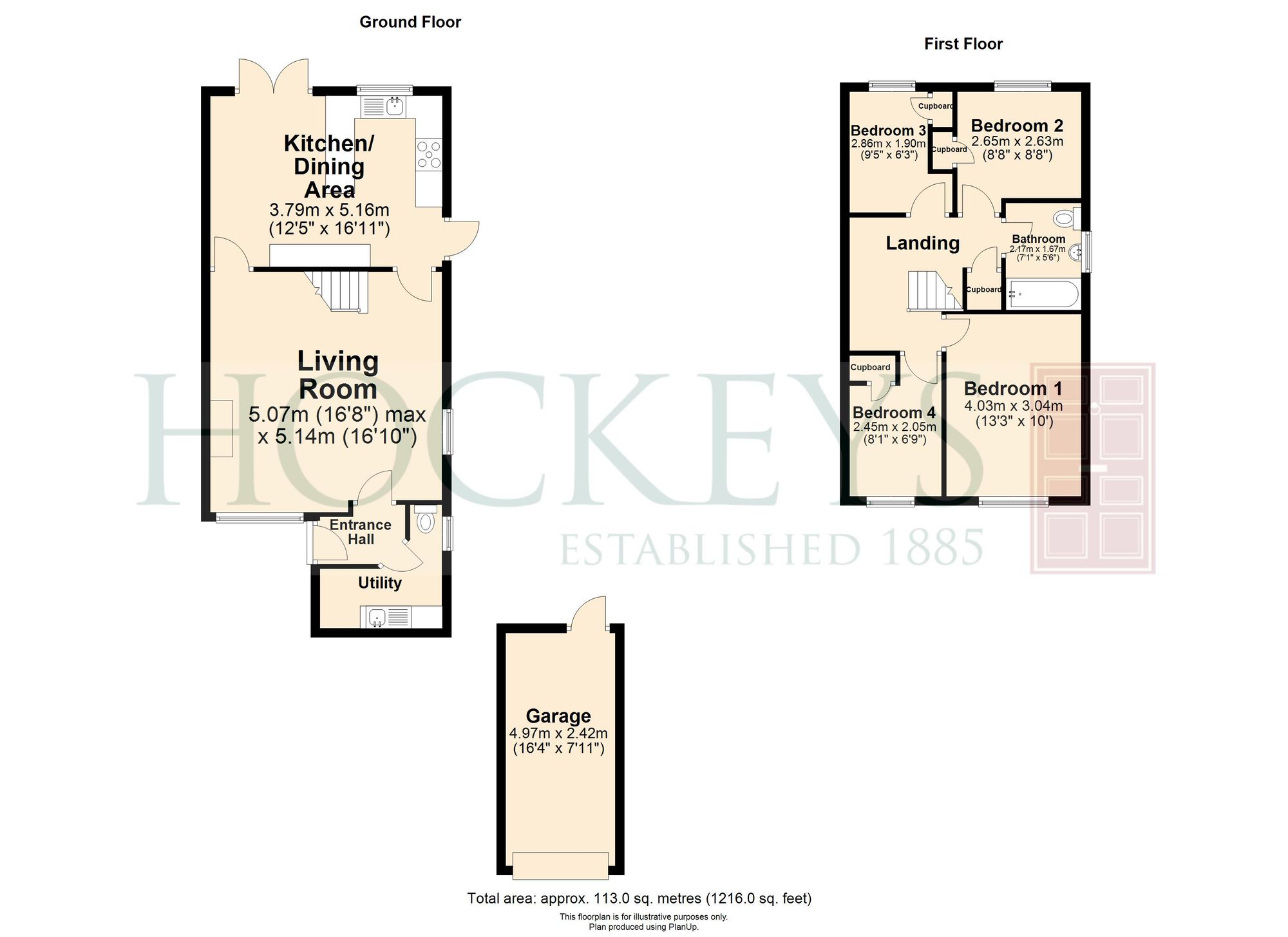 40 The Grove, Cambridge floorplan