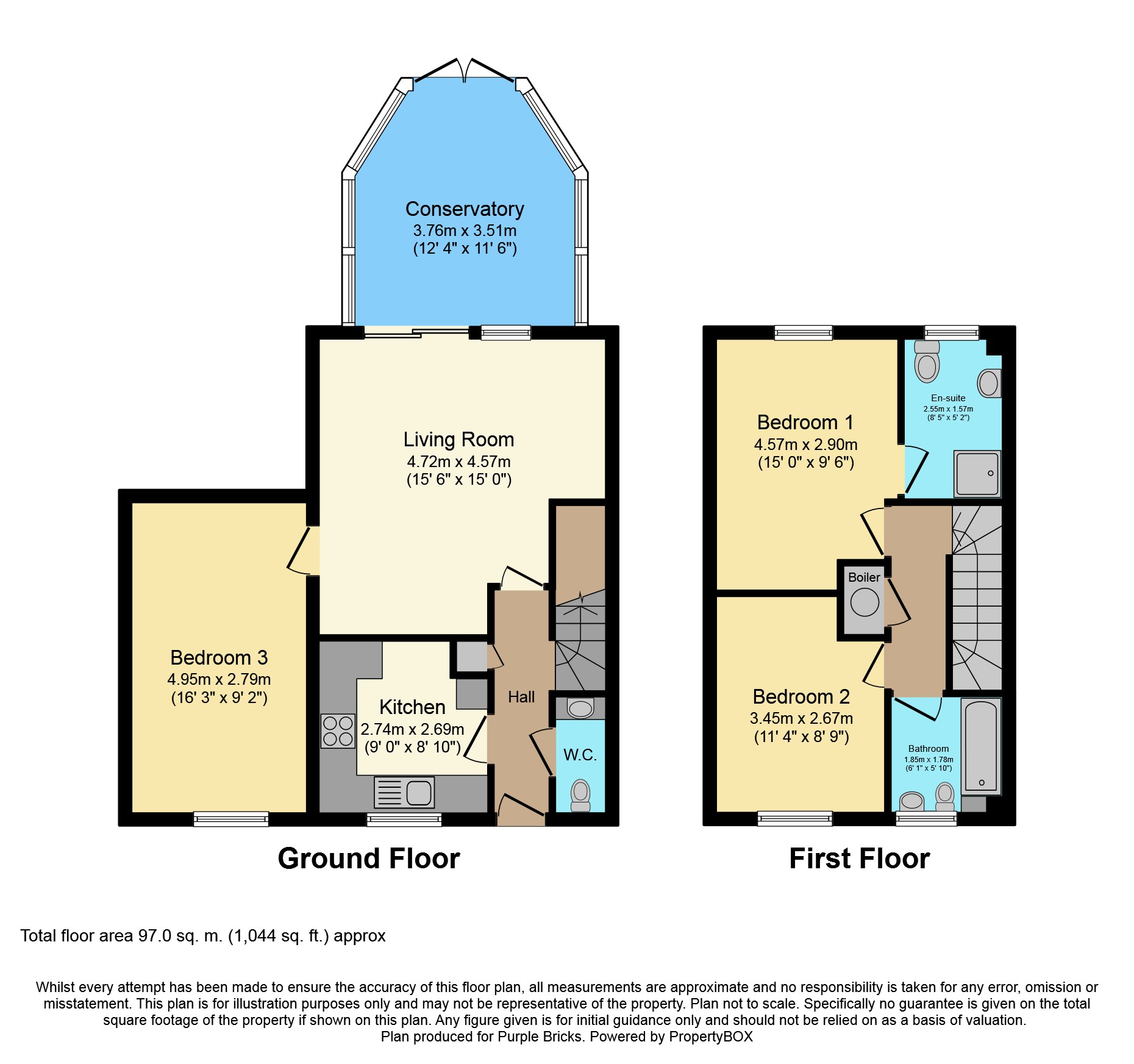 3 Bedrooms Terraced house for sale in Bishopsgate Walk, Chichester PO19