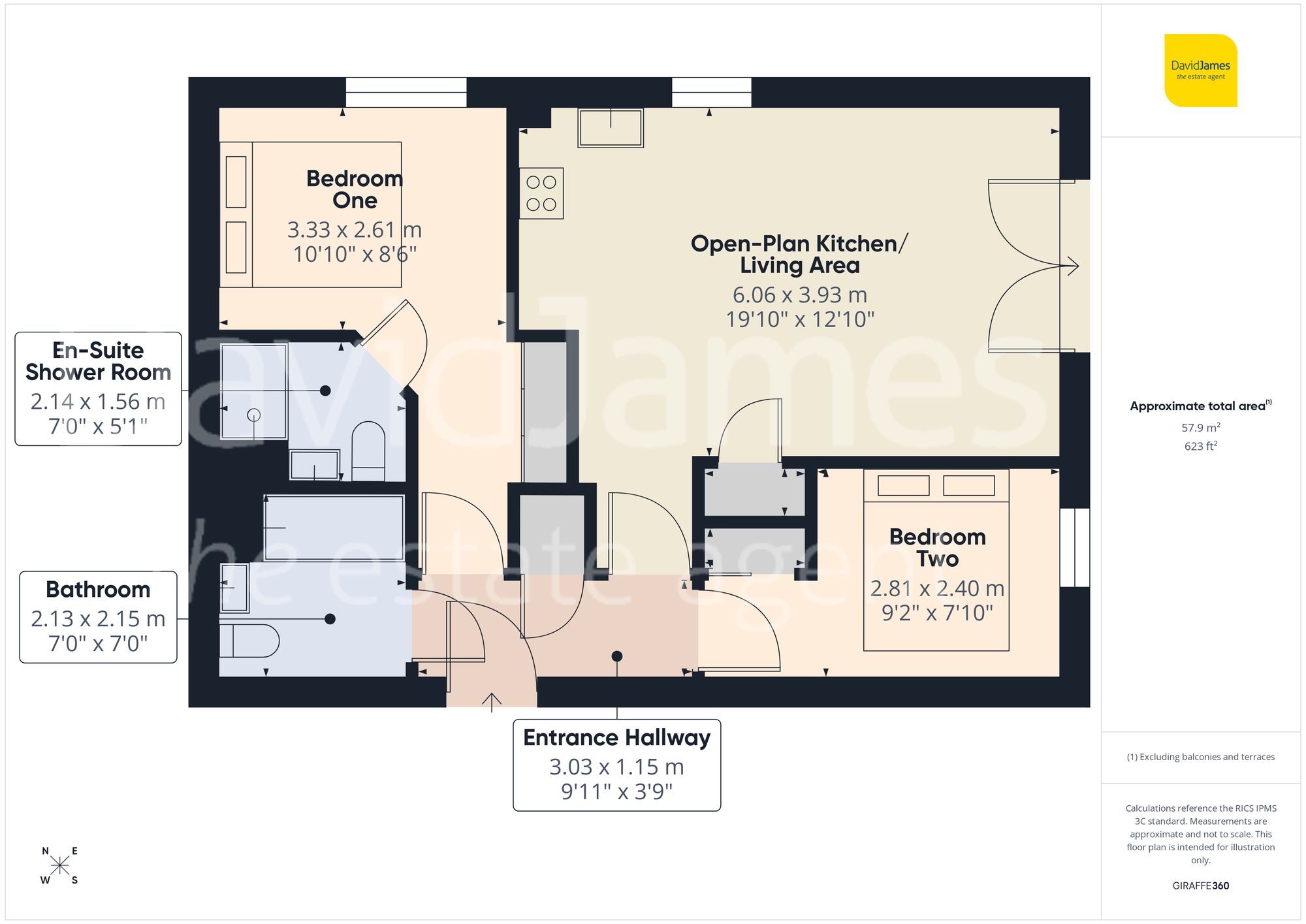 10 Colbrook Place Midland Road, Nottingham floorplan