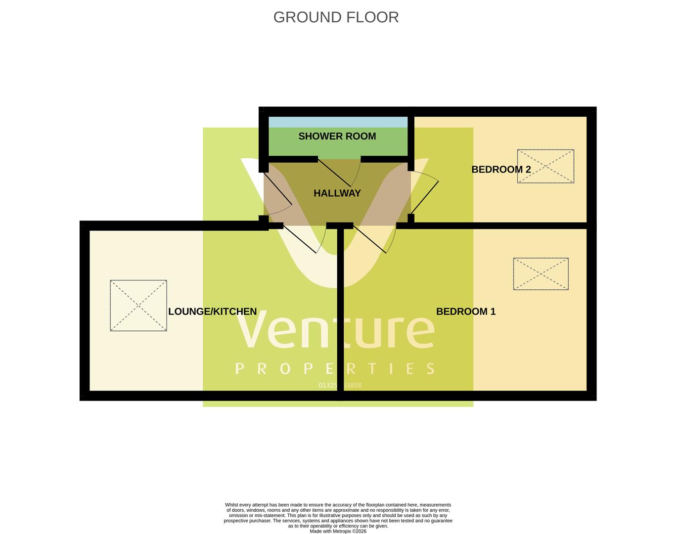 Flat 4, 6, Westbrook, Darlington floorplan