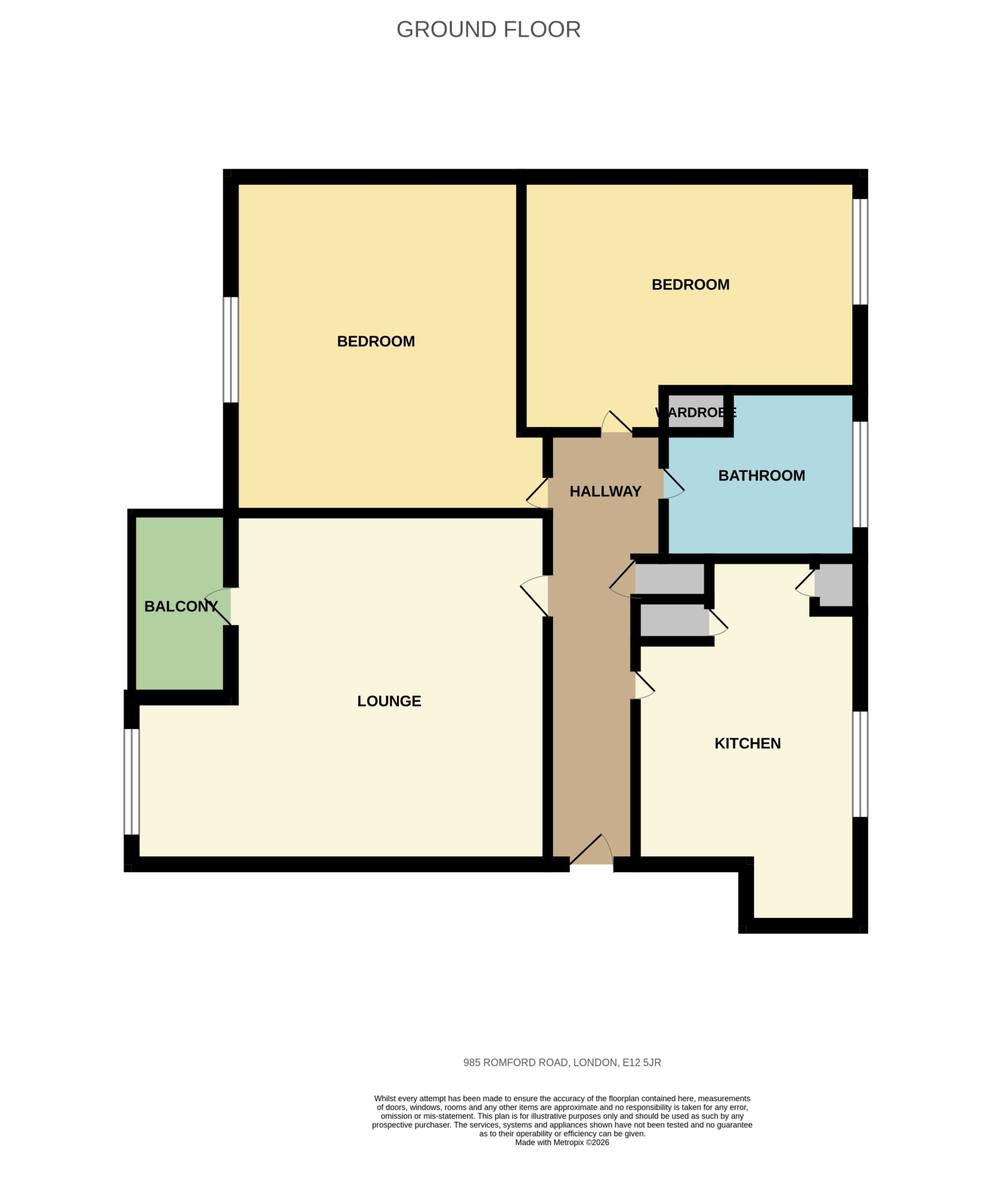 985, Romford Road, London floorplan