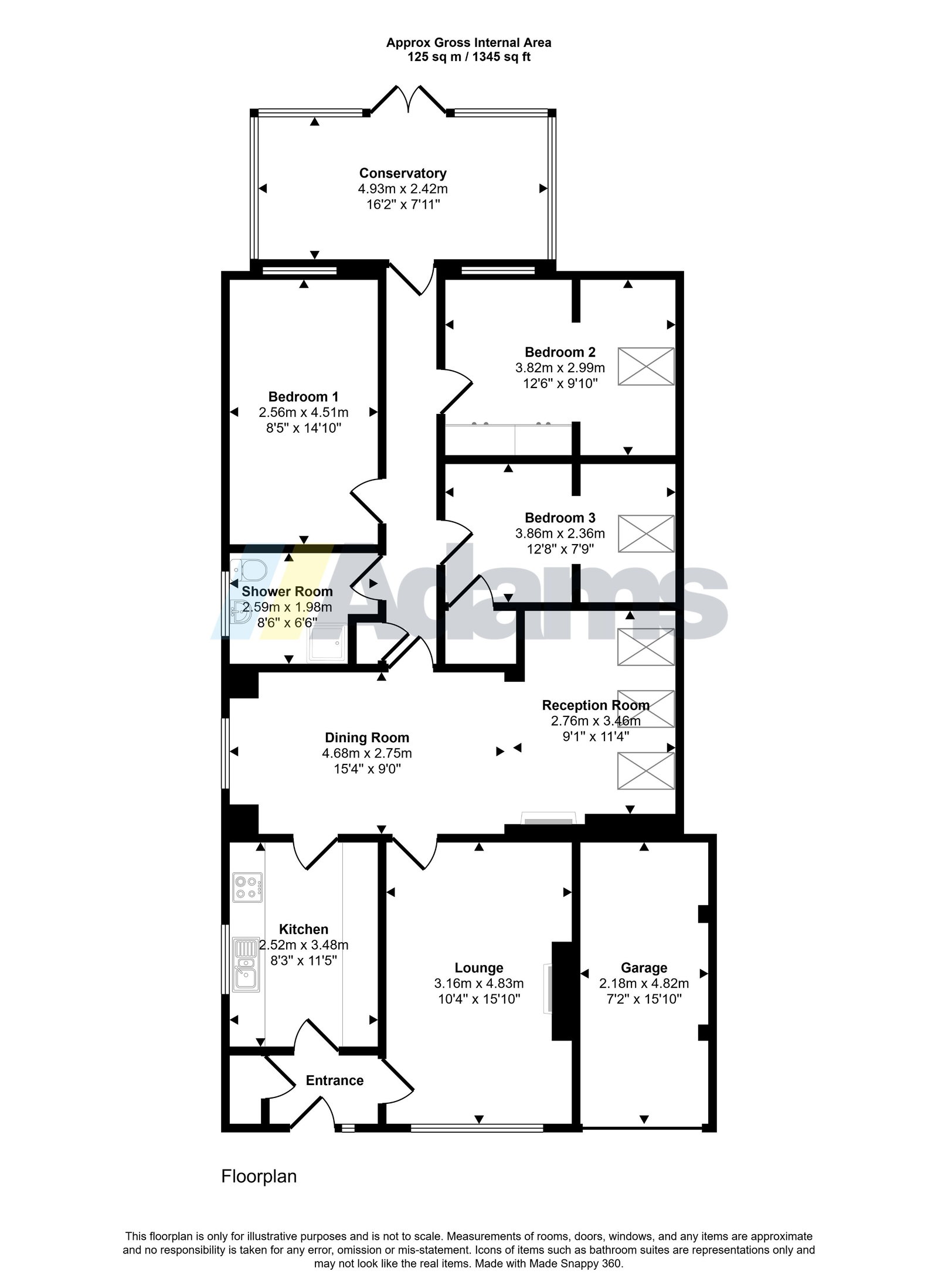 3, Rosemary Avenue, Runcorn floorplan