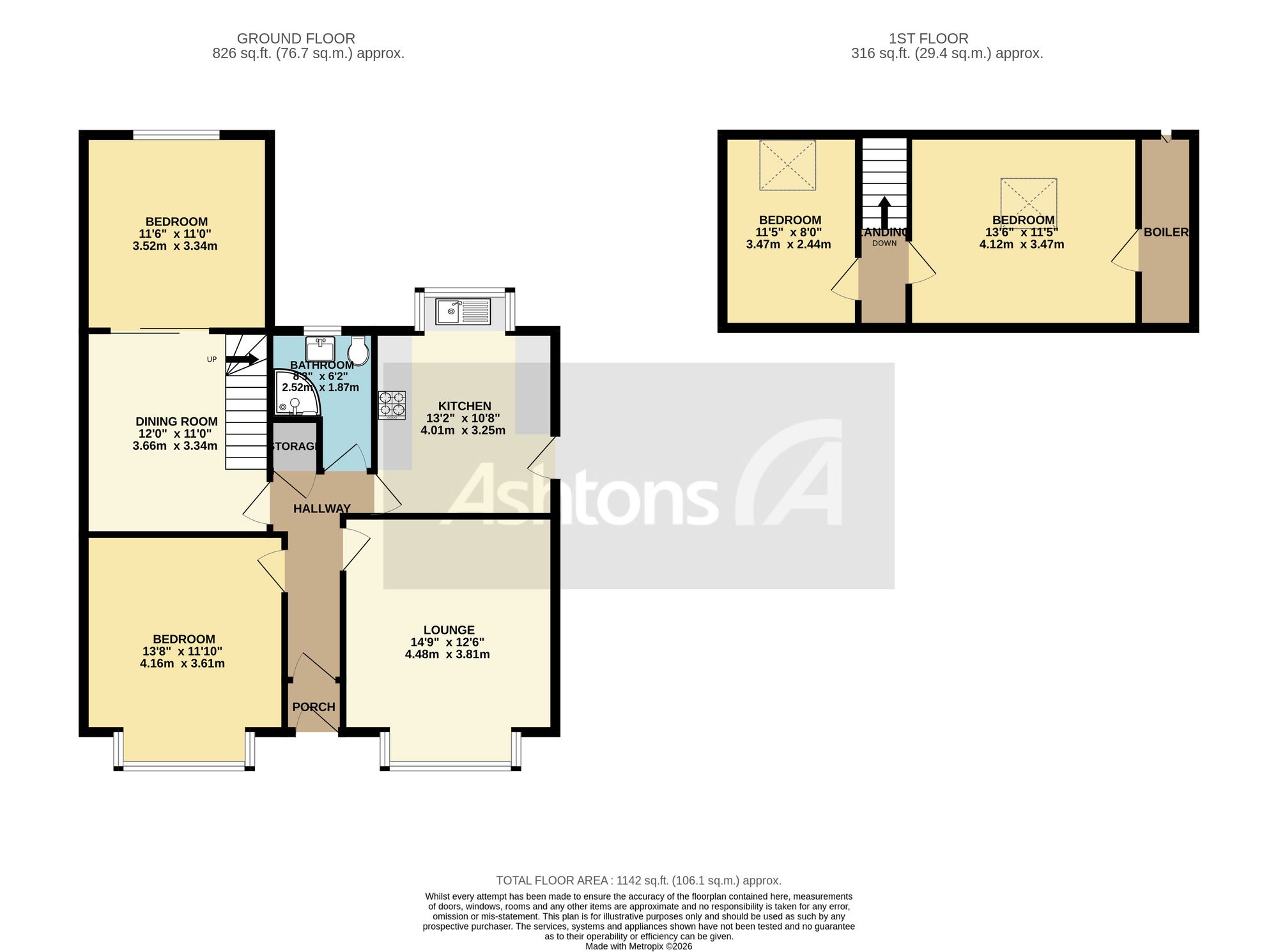 Carlton Road, Warrington floorplan