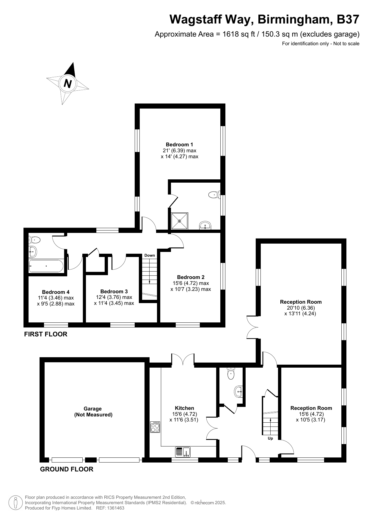6, Wagstaff Way, Birmingham floorplan