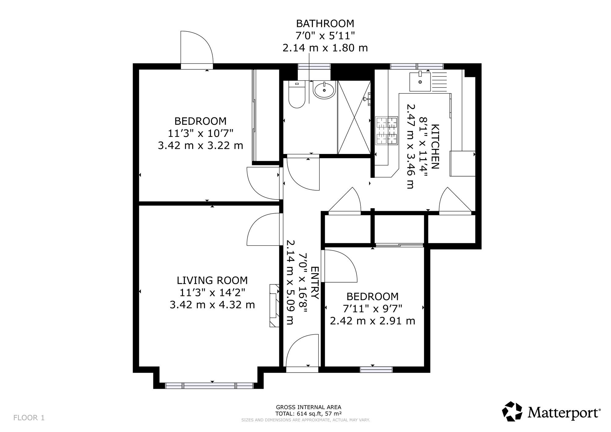 1 Holmehill Court, Dunblane floorplan