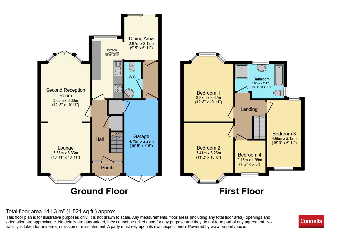 211, Moseley Road, Bilston floorplan