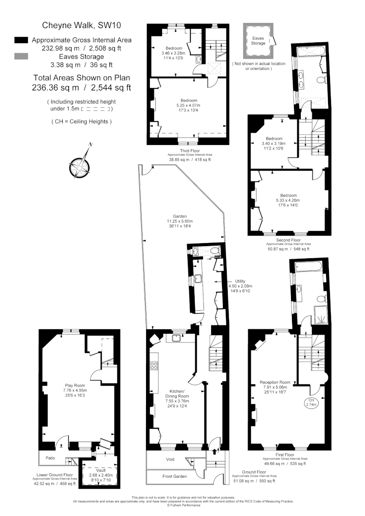 107 Cheyne Walk, London floorplan