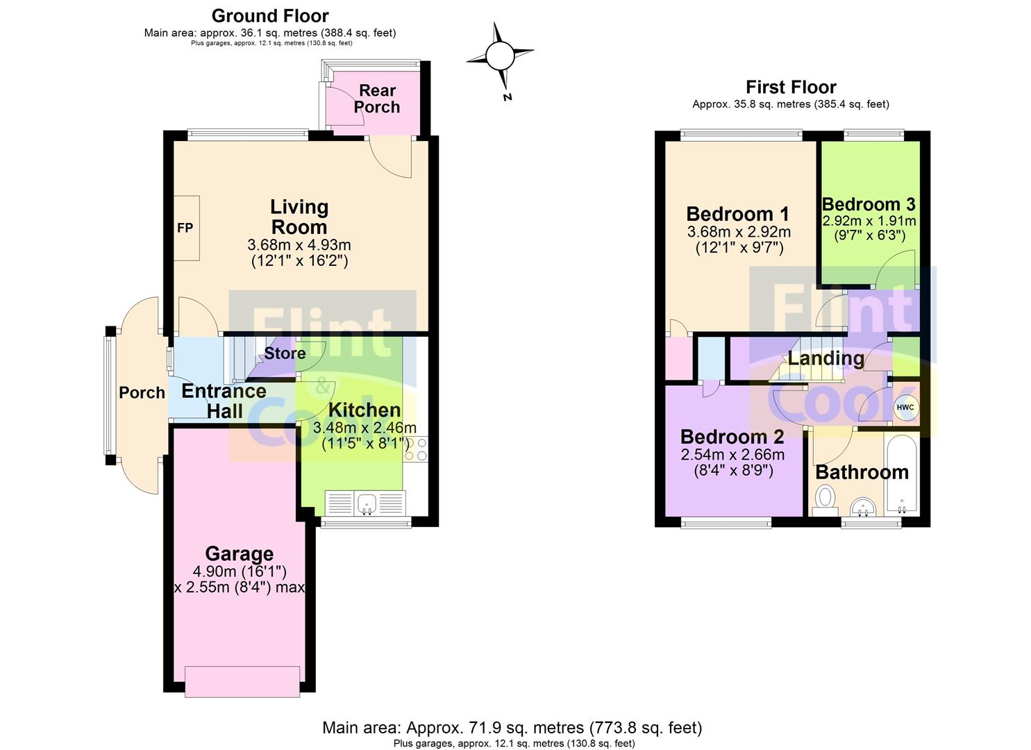 37, Bonington Drive, Hereford floorplan