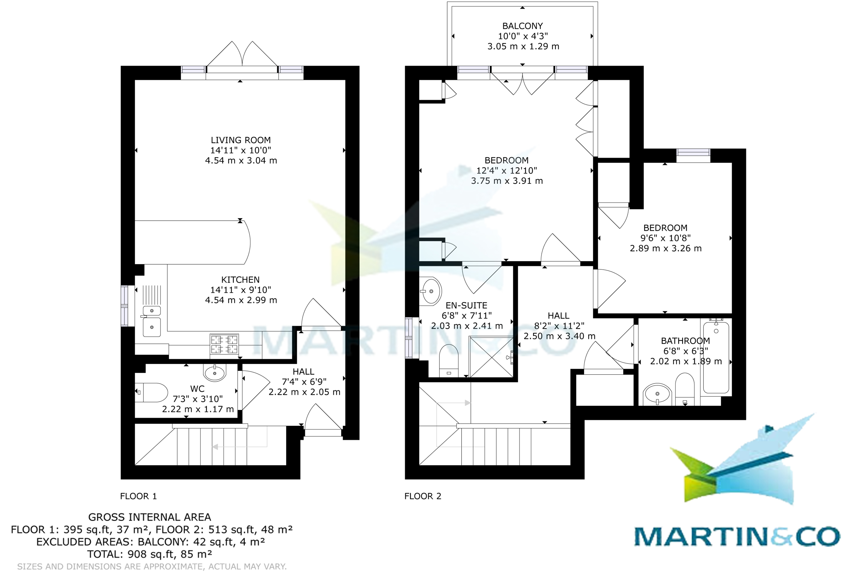 Flat 5, Penn Hill Court, 86-88, Penn Hill Avenue, Poole floorplan