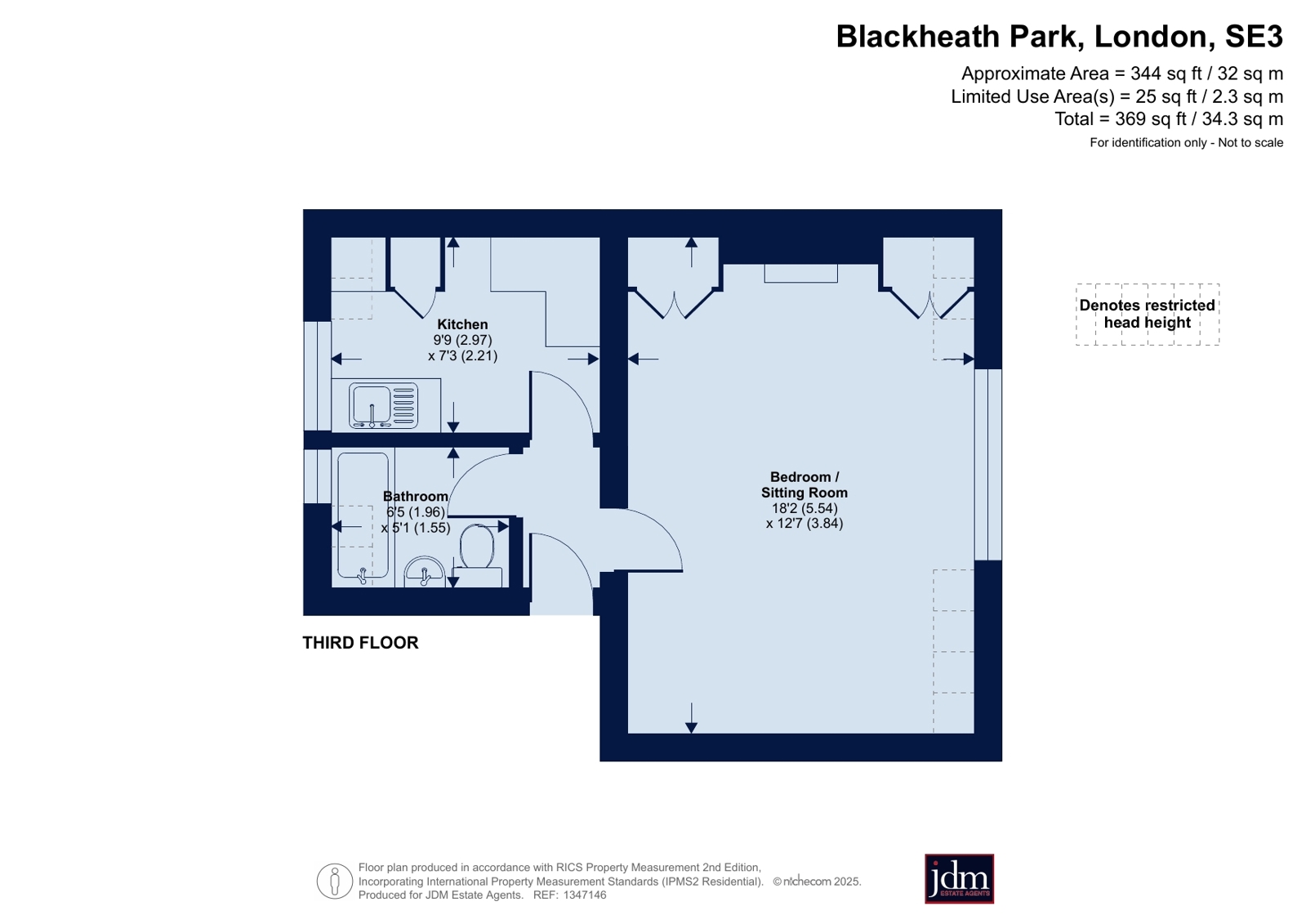 Flat 5, 35, Blackheath Park, London floorplan