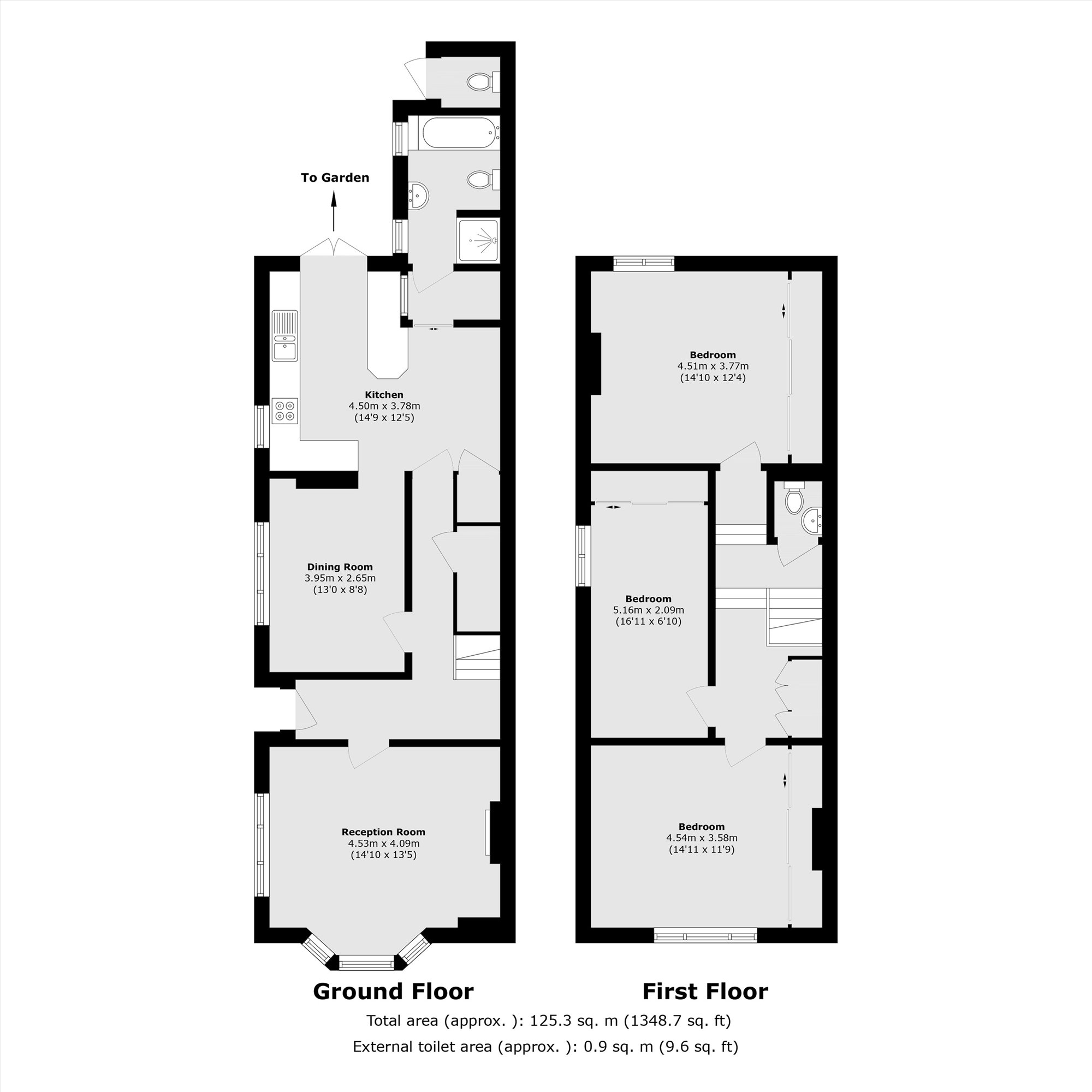 43, Trevelyan Road, London floorplan