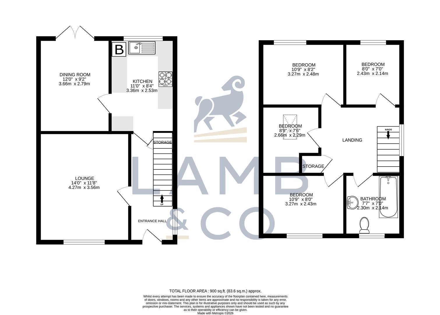 8, Fairlop Close, Great Clacton floorplan