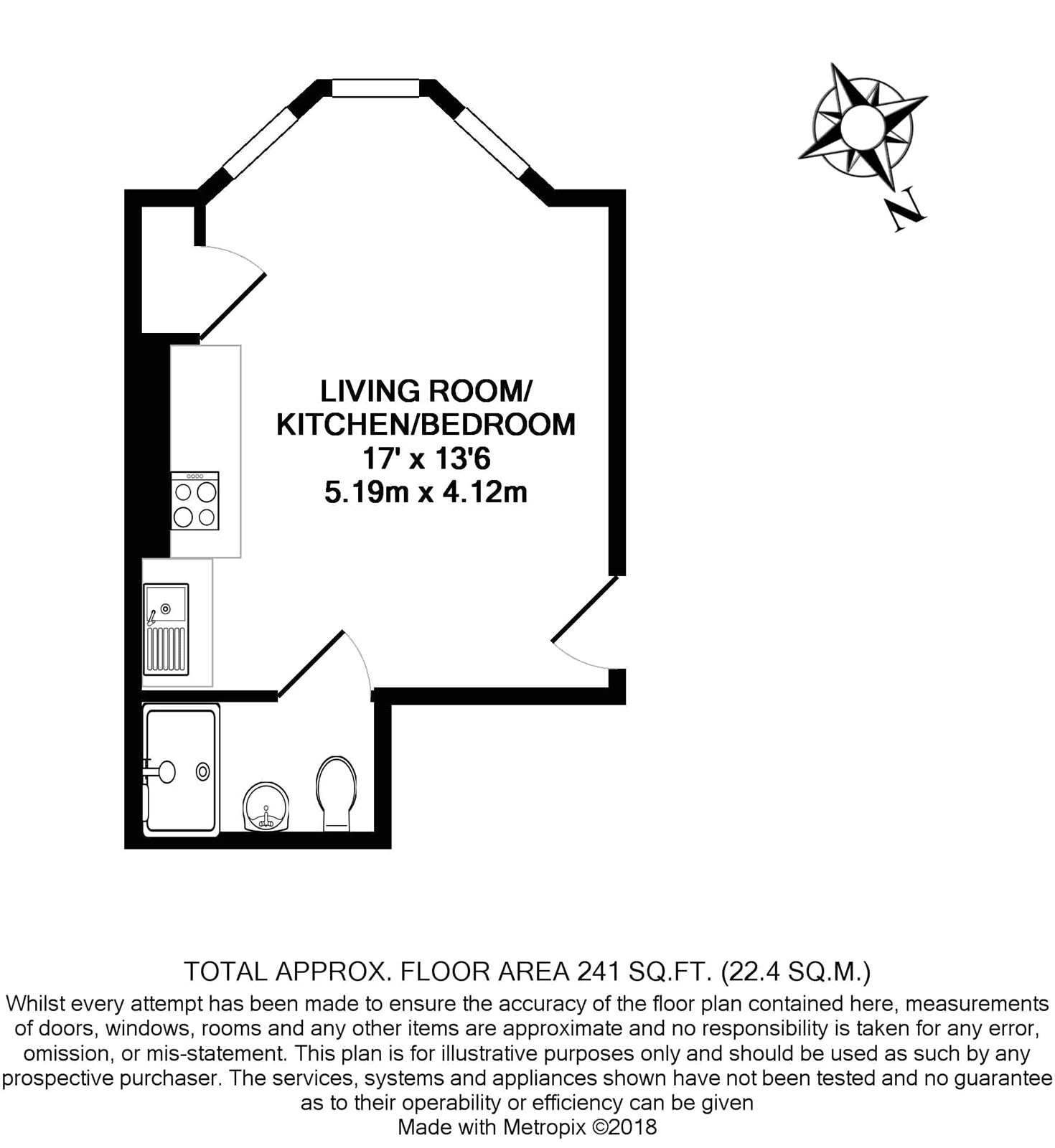 0 Bedrooms Studio to rent in Tynemouth Road, Tottenham N15