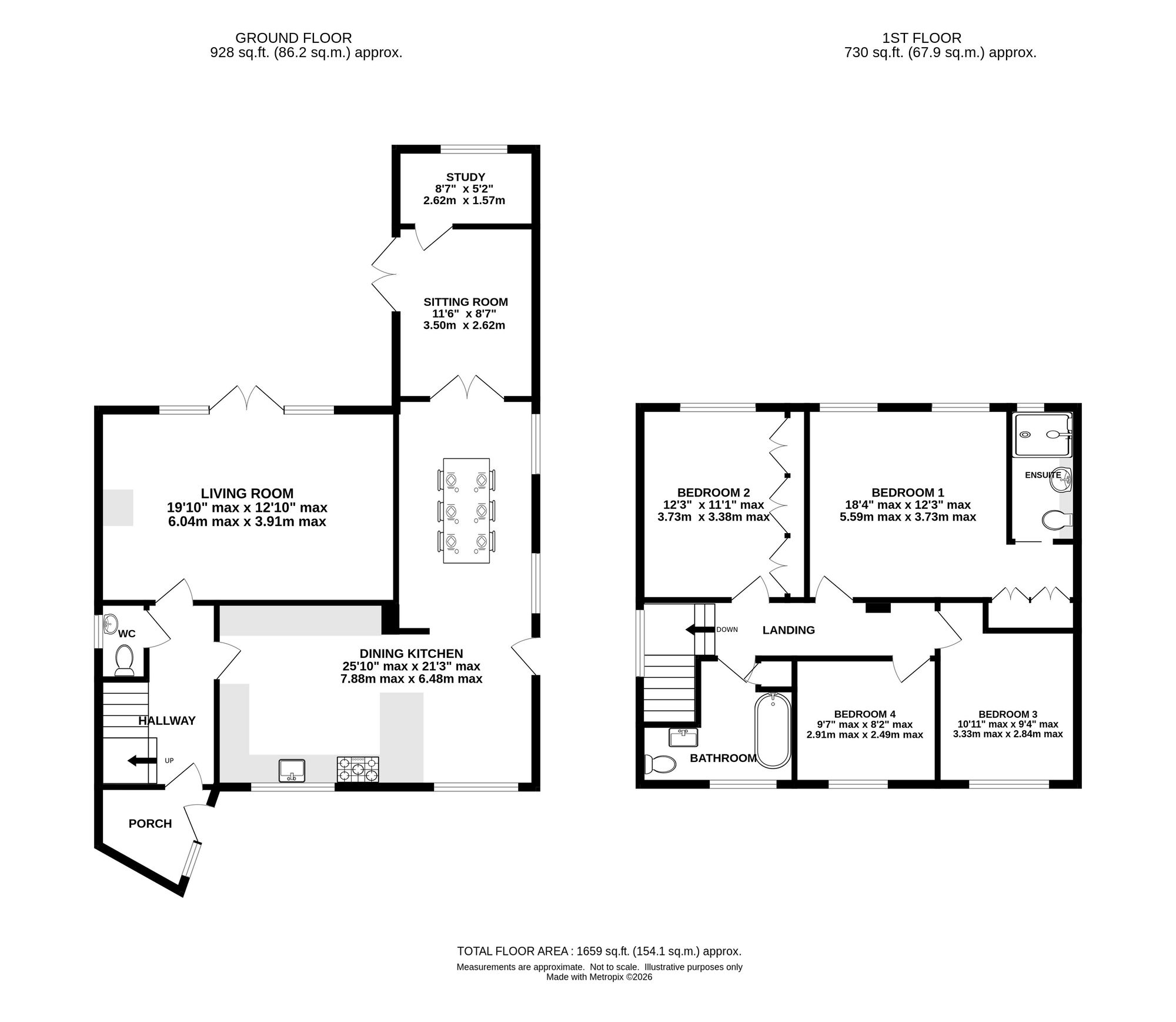 37 Mellor Crescent, Knutsford floorplan