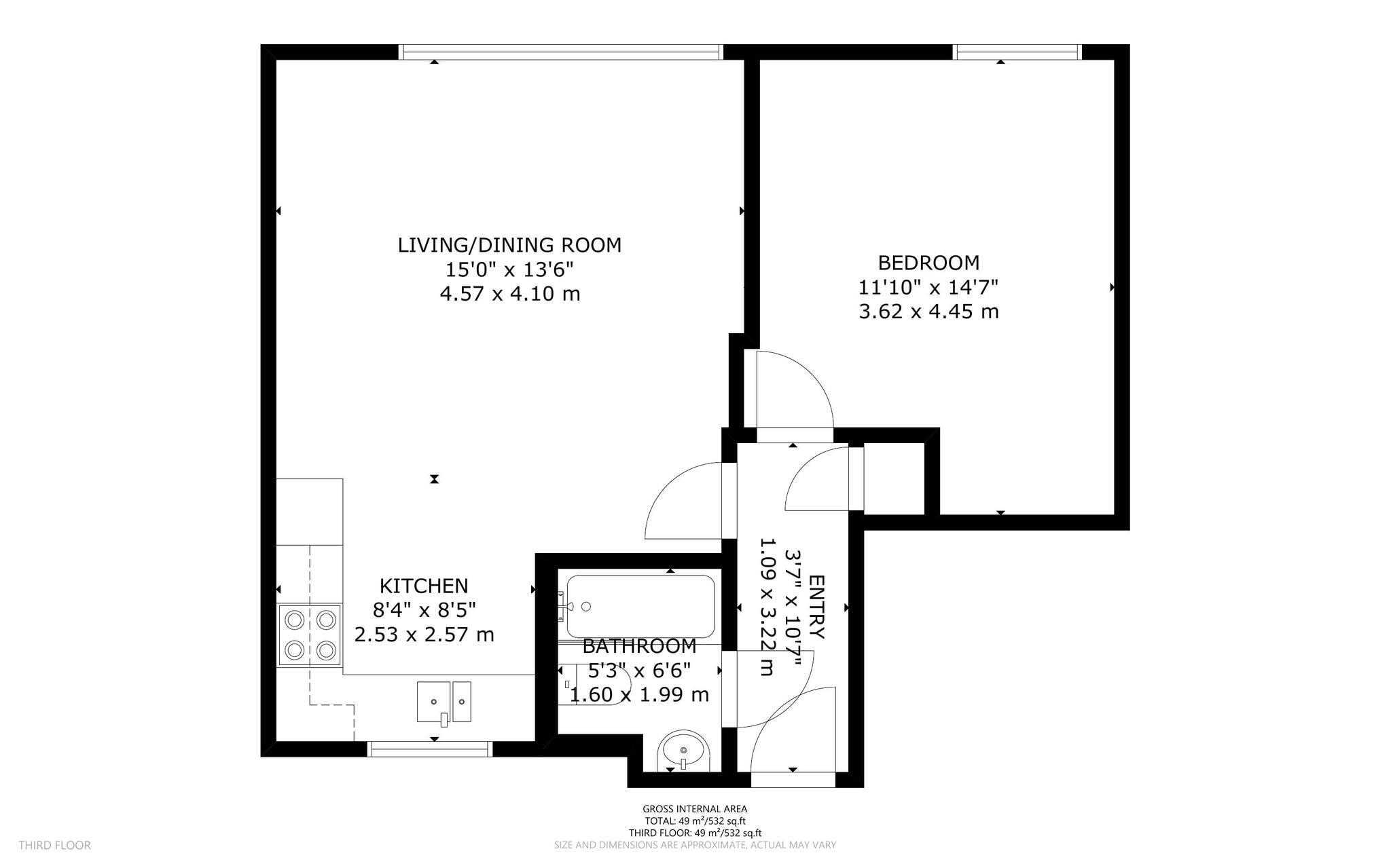 Lexham Gardens, London floorplan