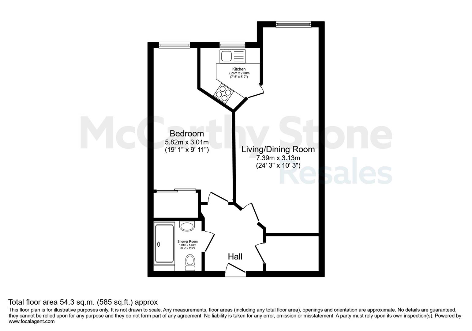 52 Crayshaw Court, Abbotsmead Place, Reading floorplan