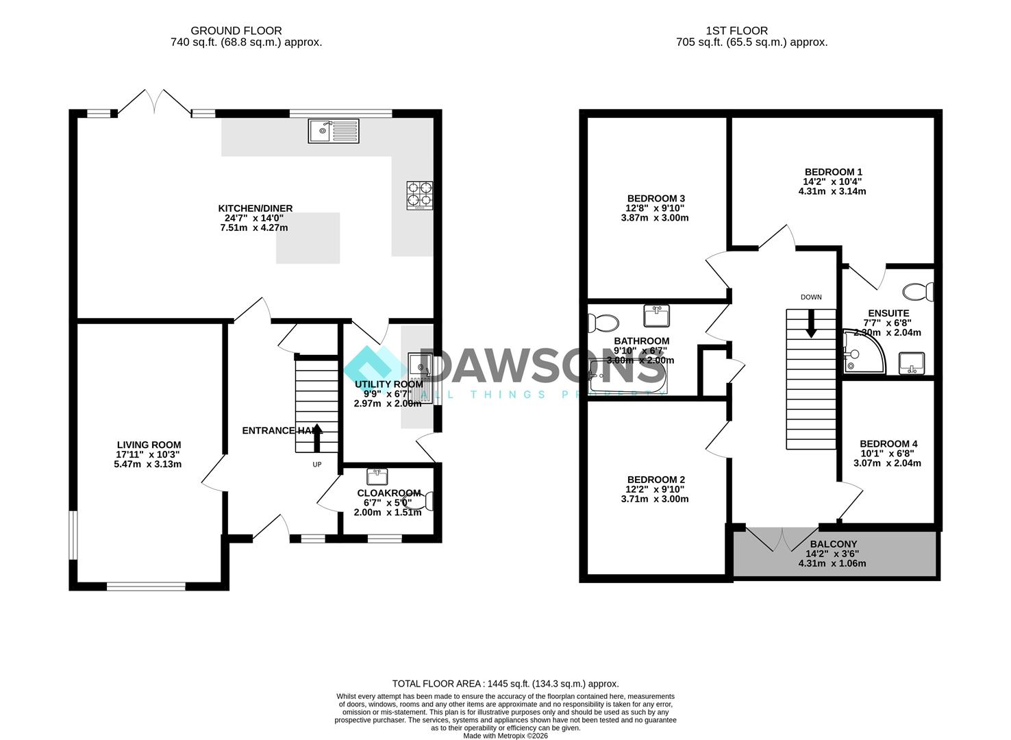 5, Clos Clement, Llanelli floorplan
