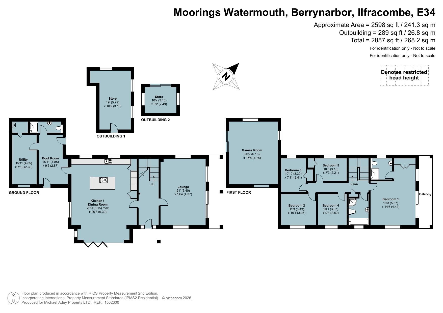 Moorings, Watermouth, Ilfracombe floorplan