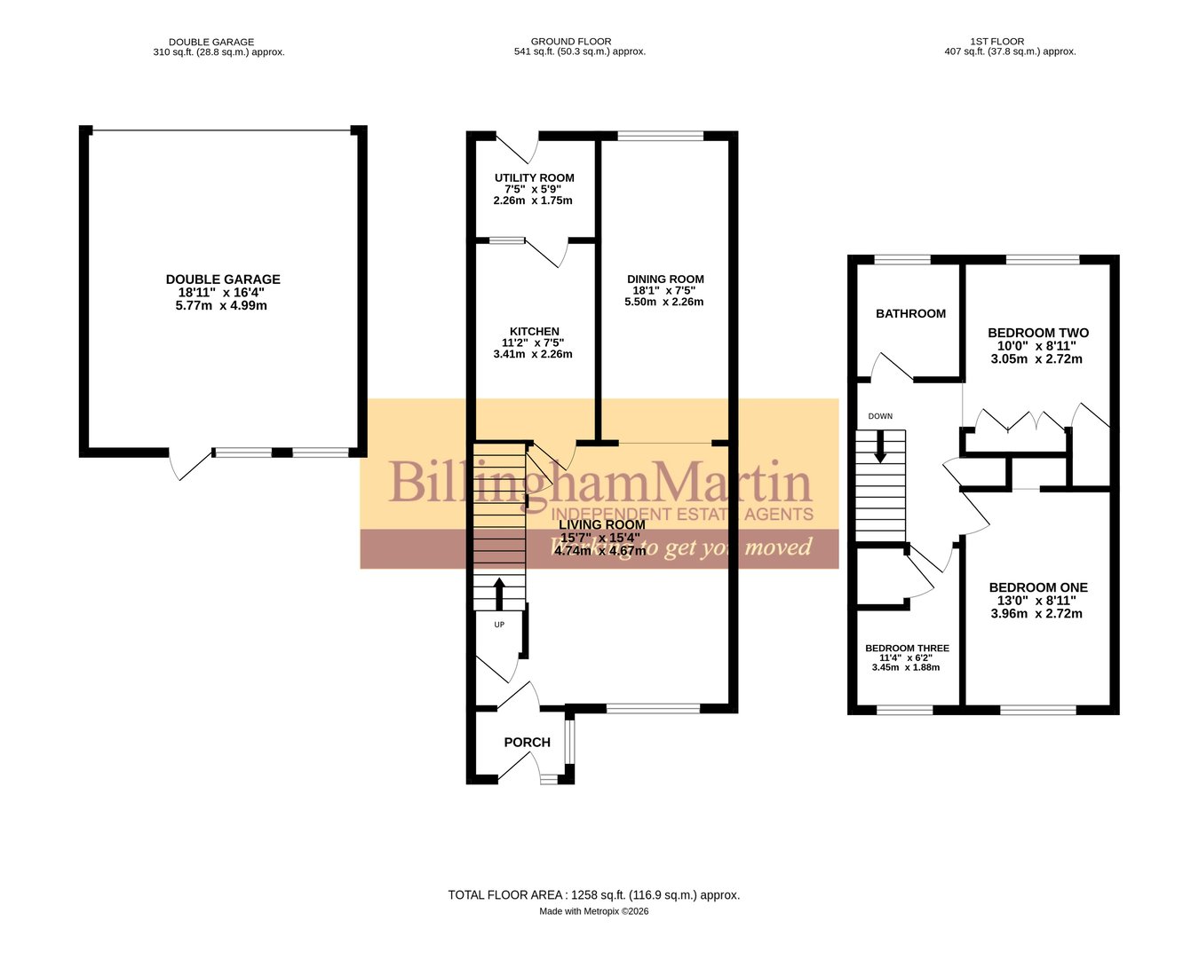 428, Pinewood Park, Farnborough floorplan