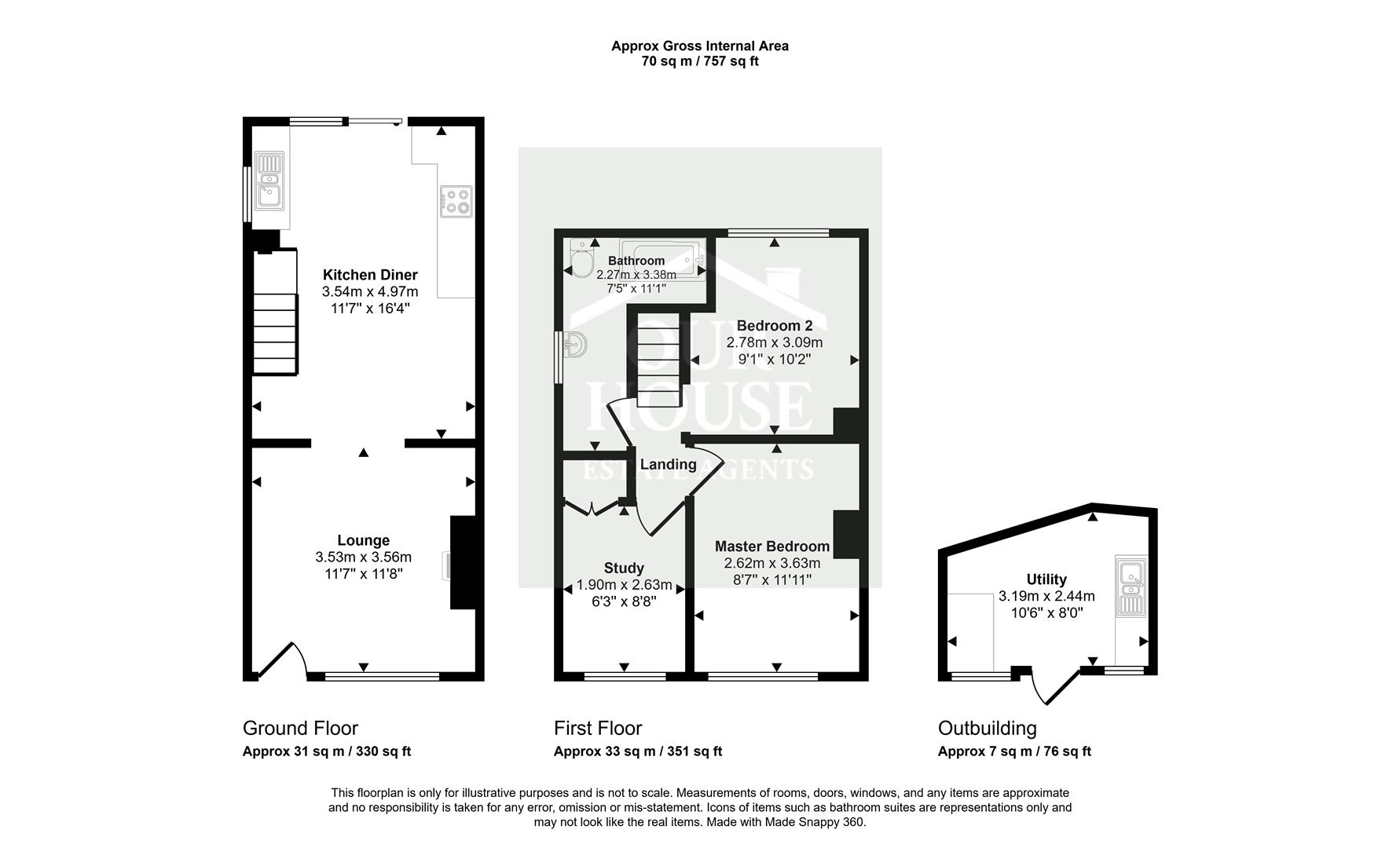 18, Hornsea Road, Aldbrough floorplan
