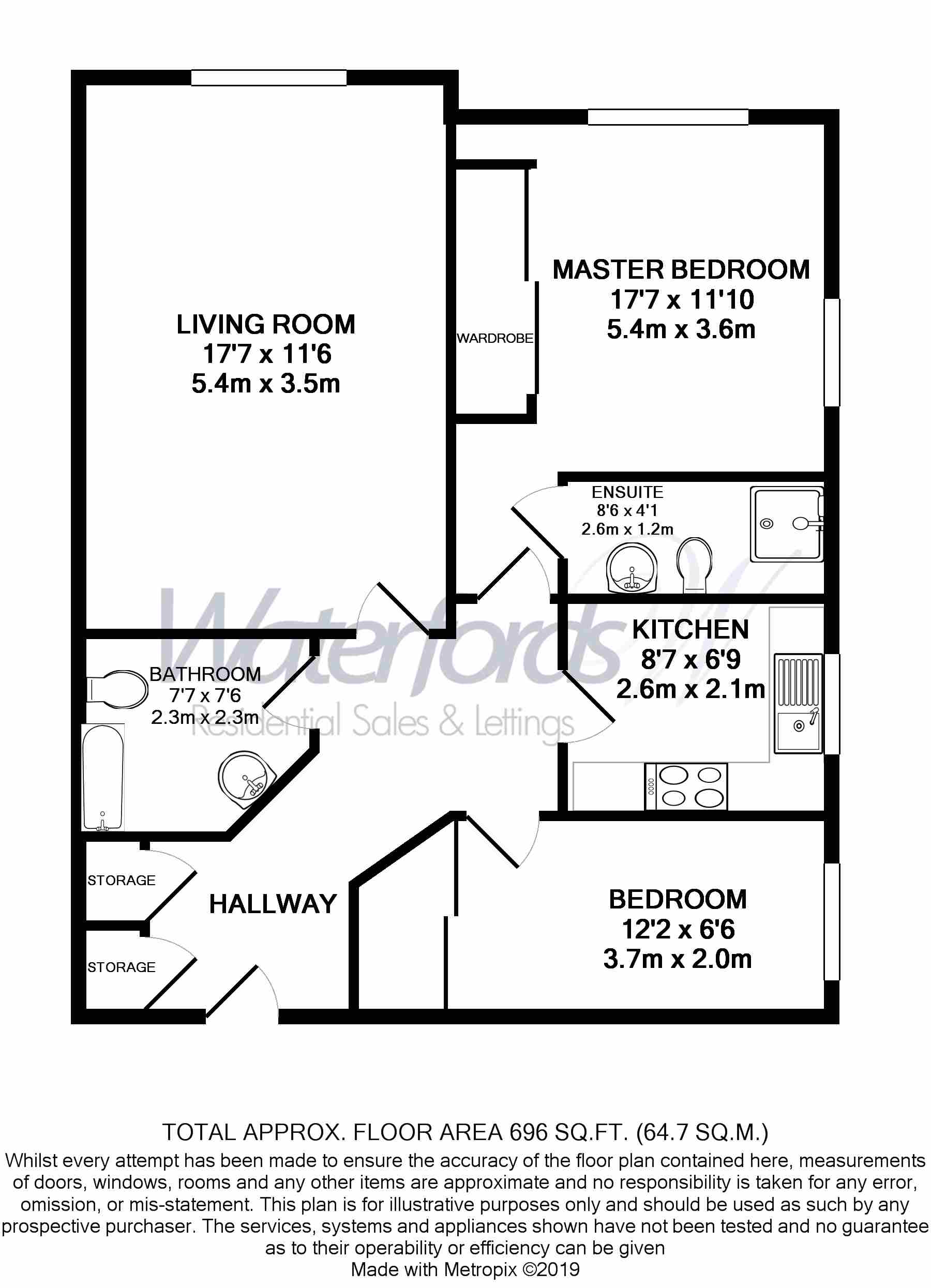 2 Bedrooms Flat for sale in Savoy Court, Garfield Road, Camberley, Surrey GU15