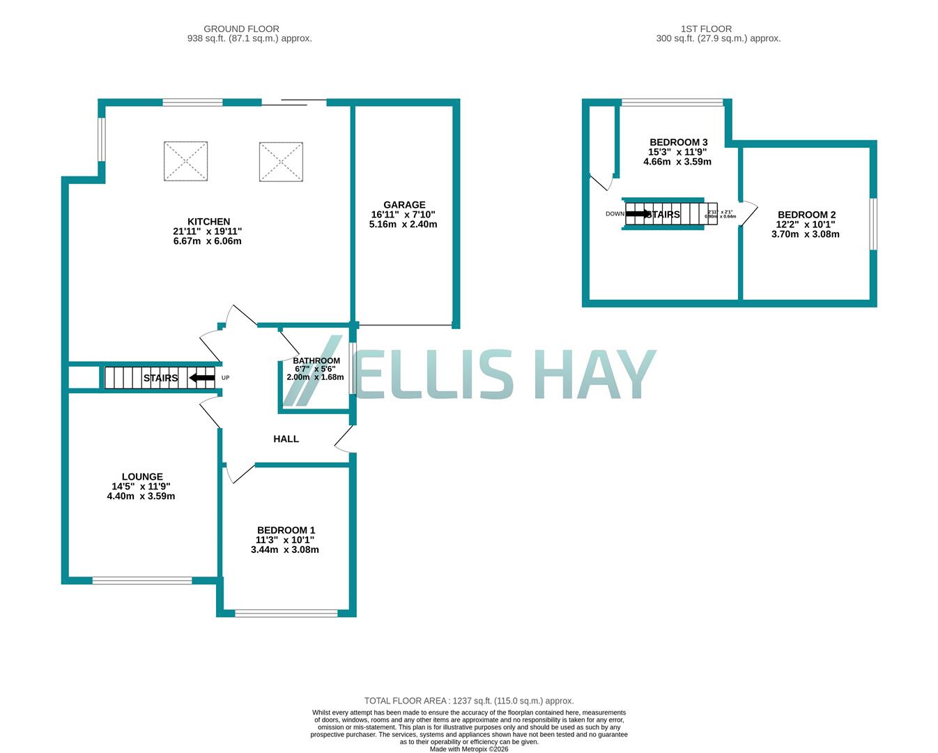 3, Candler Avenue, Scarborough floorplan