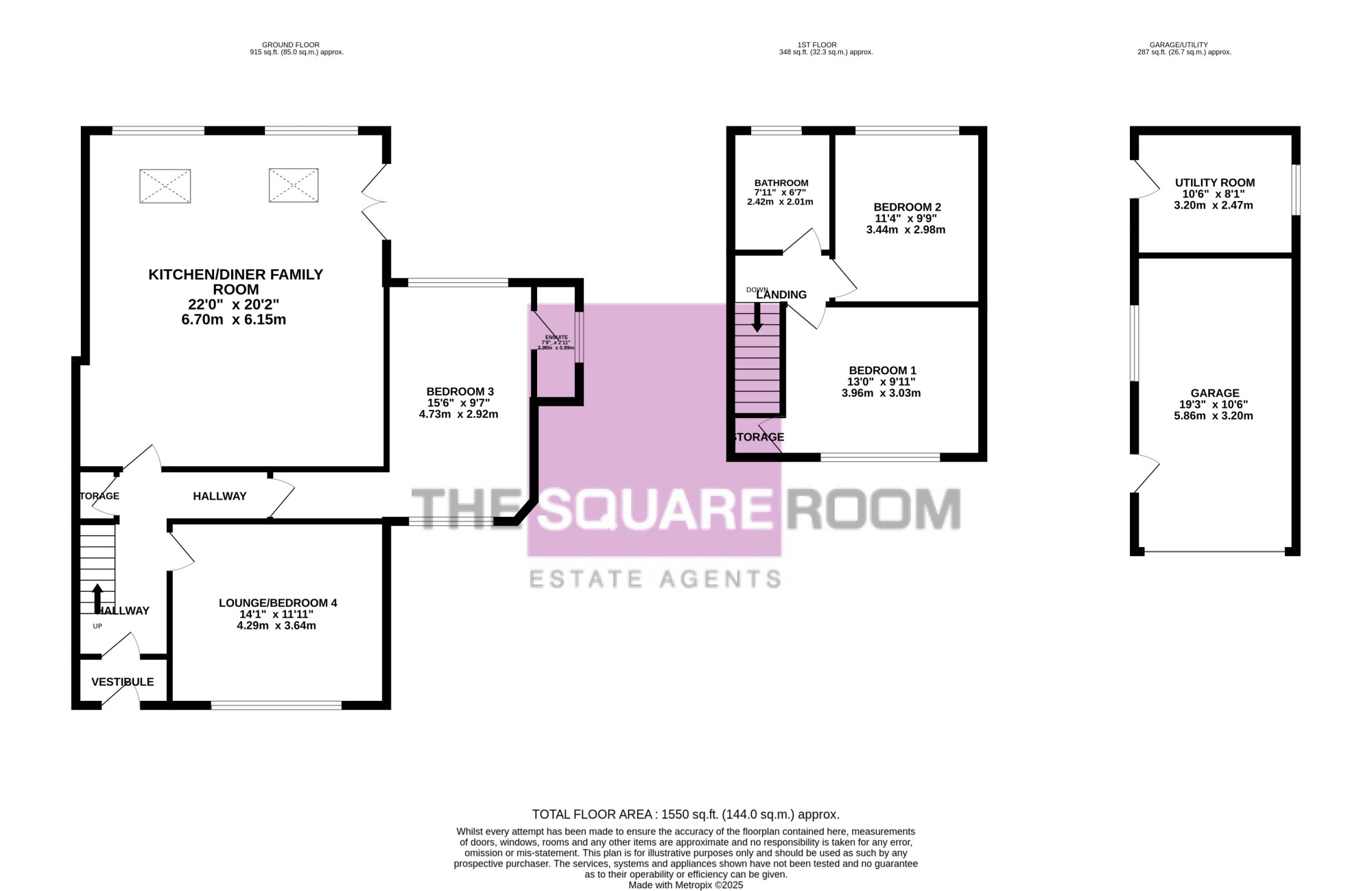 22, Penrhos Avenue, Fleetwood floorplan
